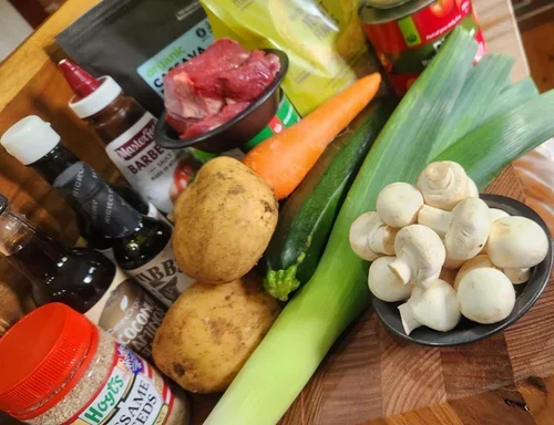 Chunky Vegetable and Beef Pie Ingredients.webp