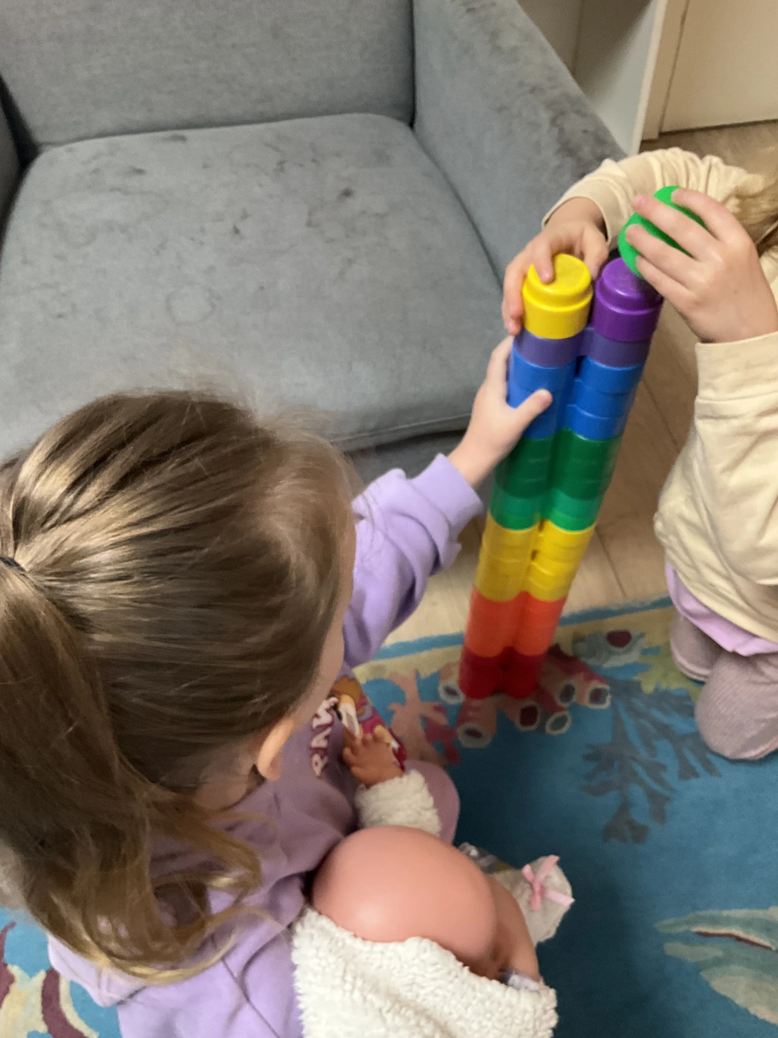 Building a tower together