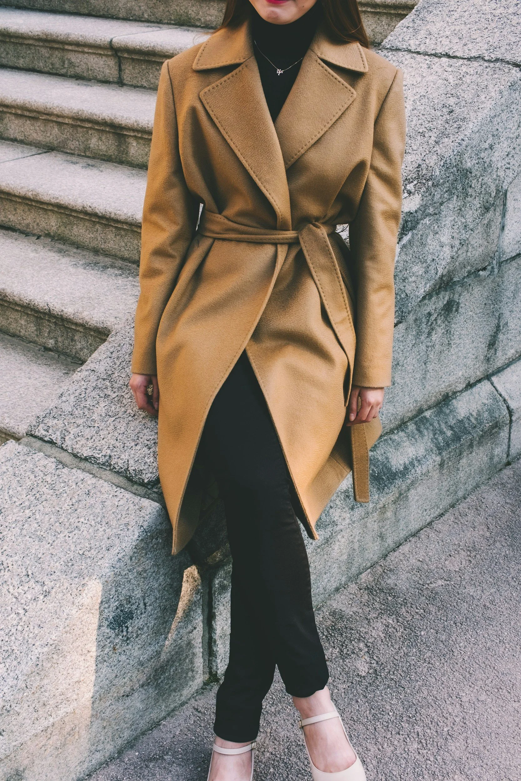 Camel Brown Winter Coat