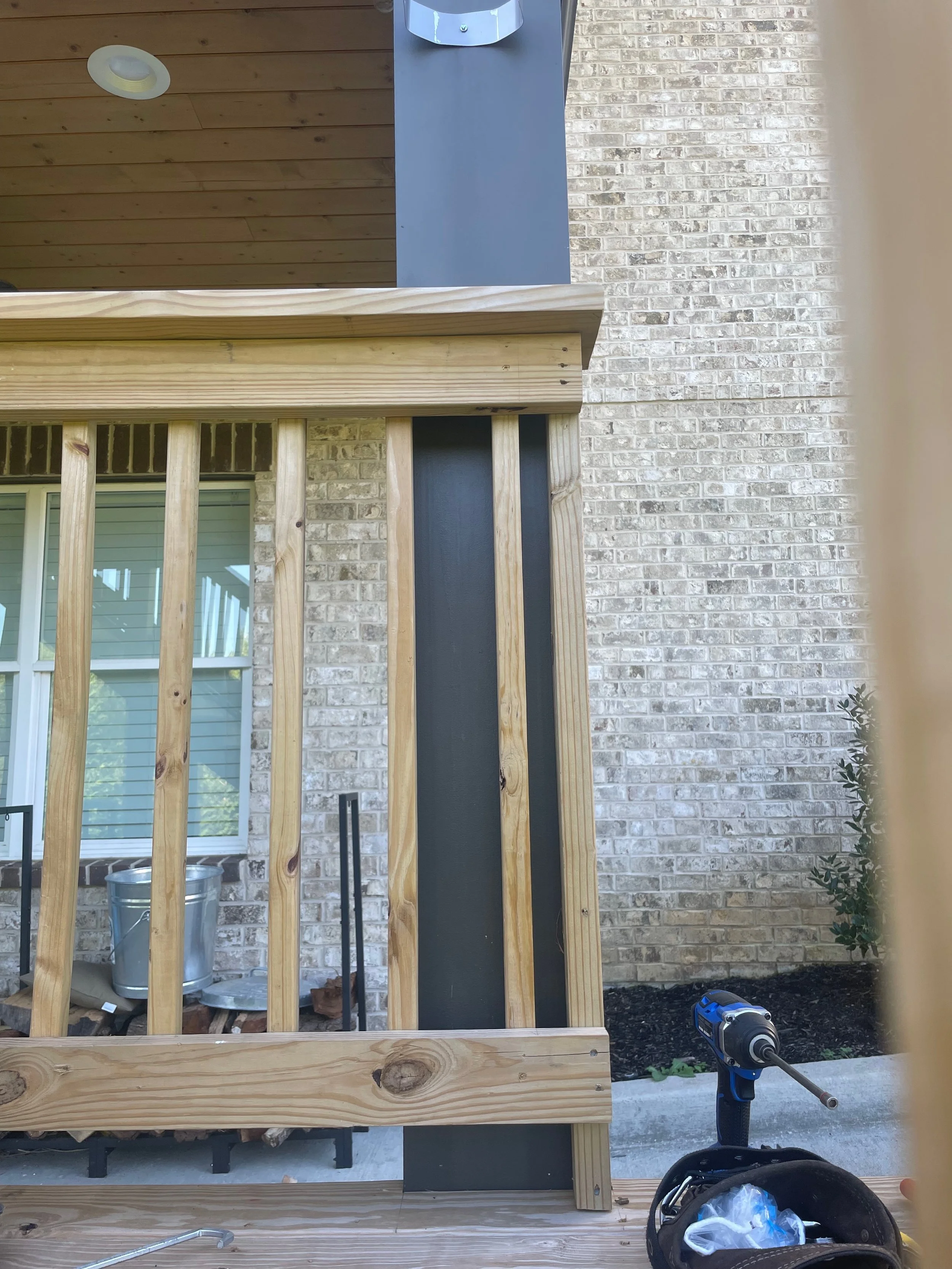 Before Downspout Installation