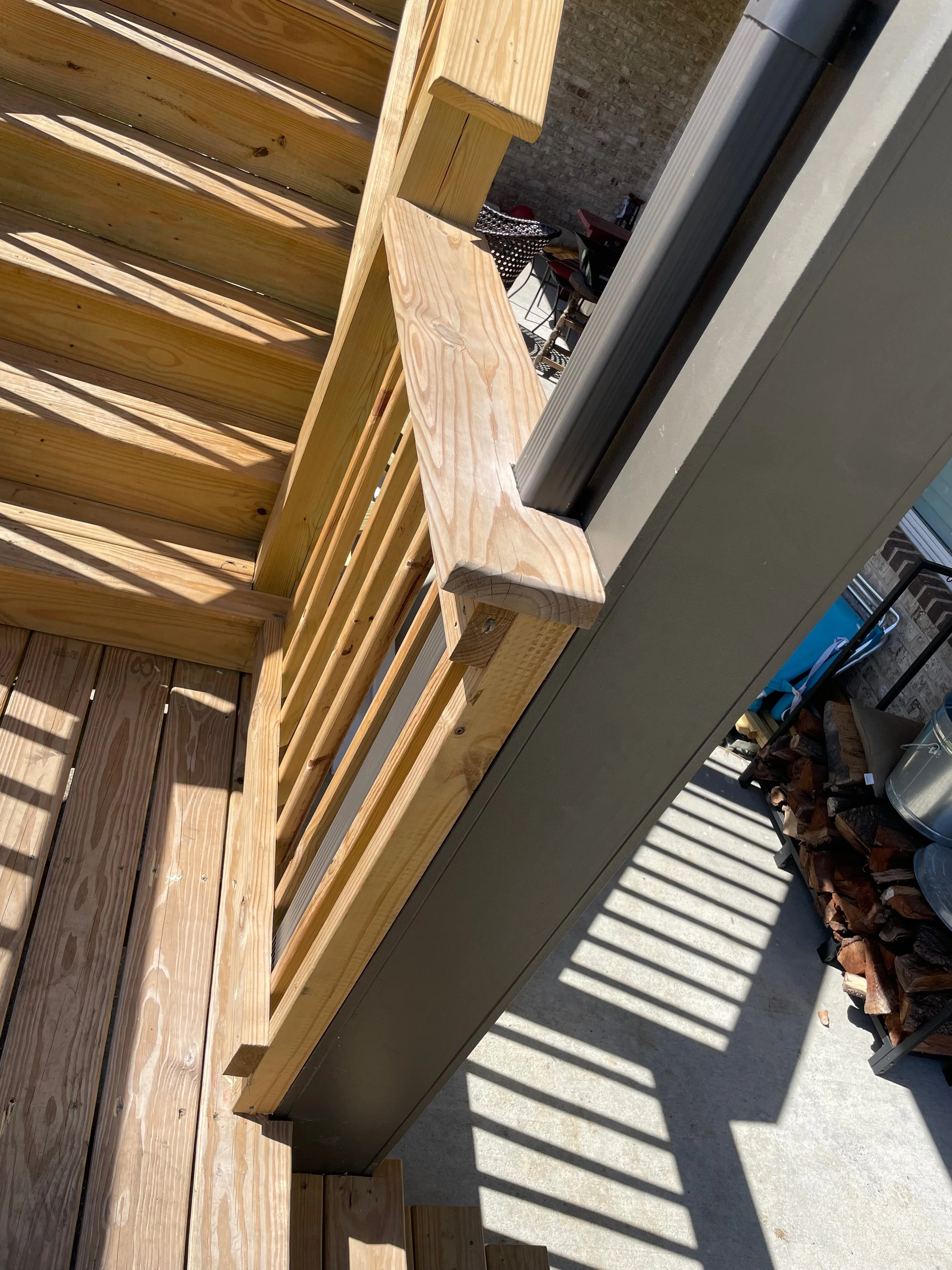 After Downspout Installation