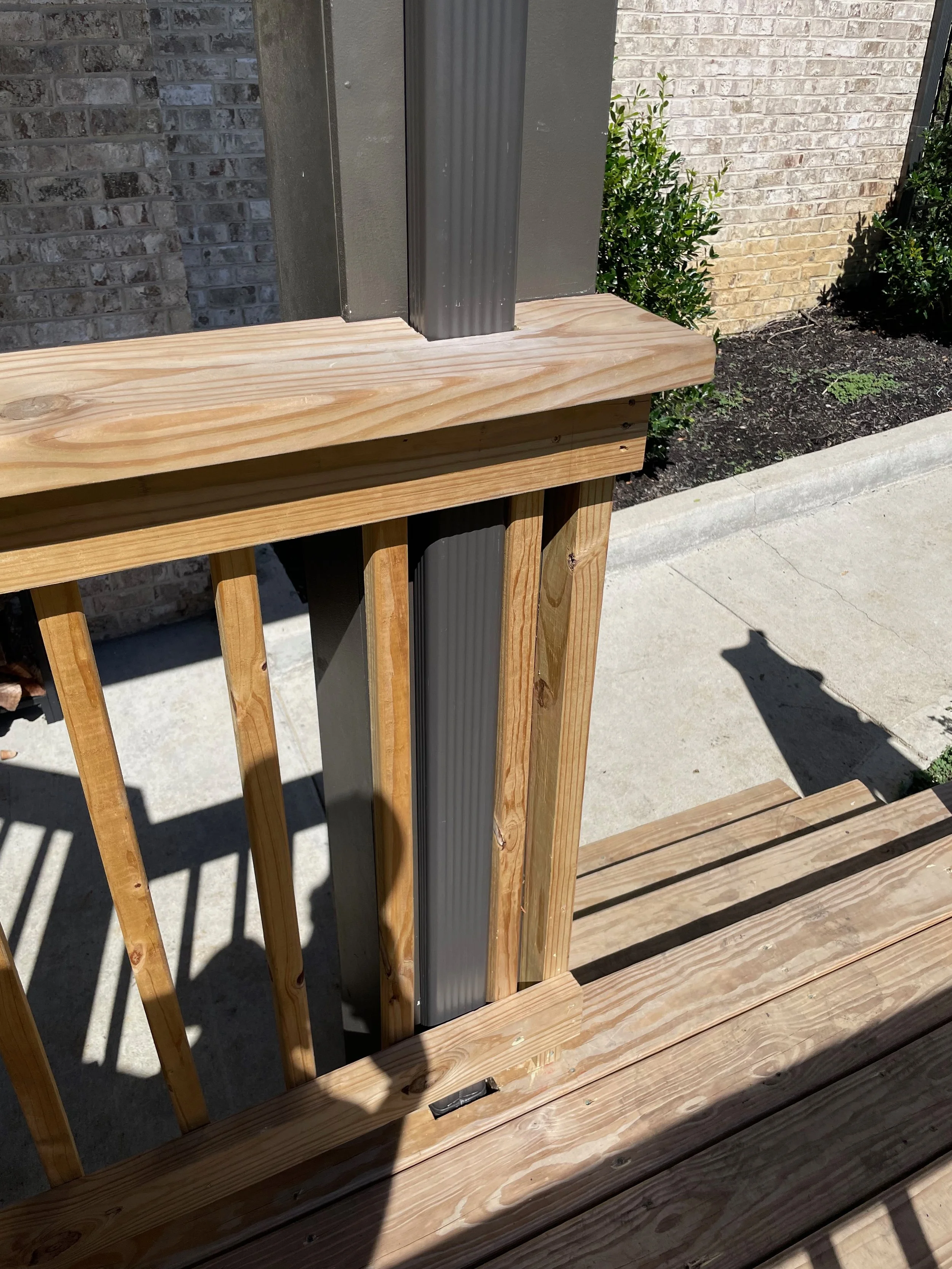 After Downspout Installation