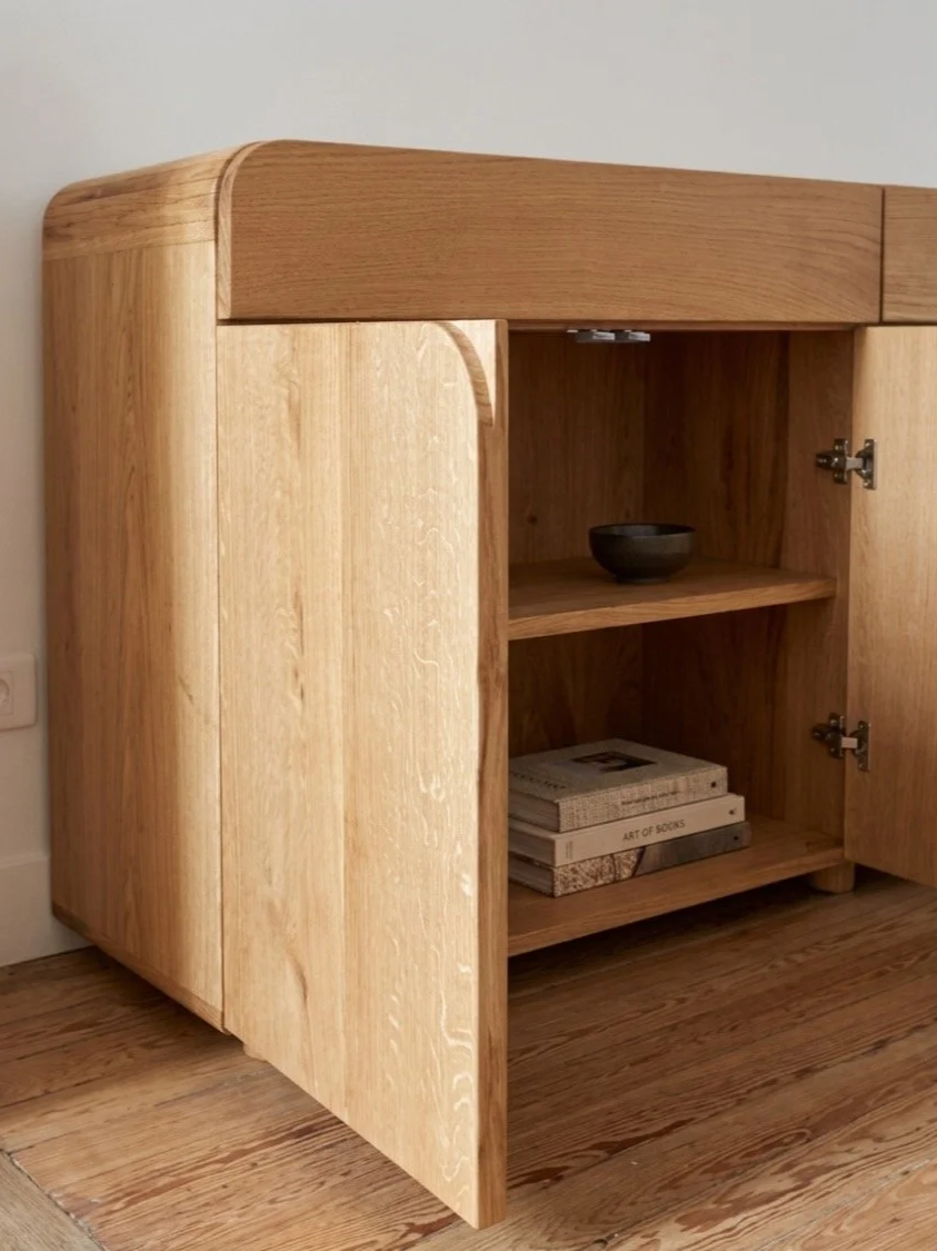 buffet en chene sur mesure