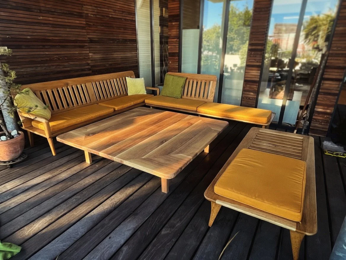 the lounge set, outdoor seating, banc, canape jardin