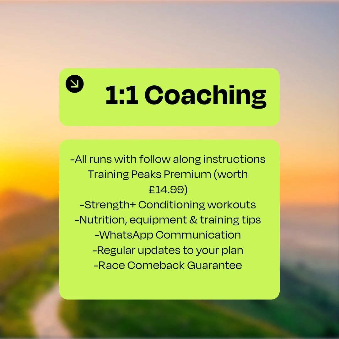 1:1 Running Coaching