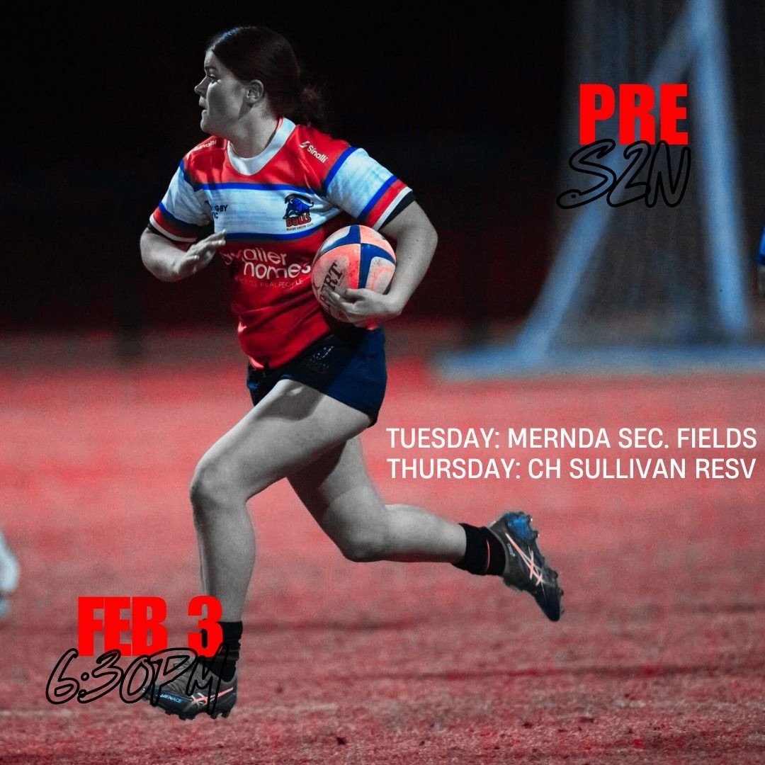 FTG 🎀⚒️

Girls, this is your szn and sign to give rugby union a try at preseason come Feb 3!

Under 14
Under 16
Under 18
⬇️⬇️⬇️
Find your confidence. Find your strength. Find your team.

See prev post for full details

#preszn26 
#girlsinsport 
#wea