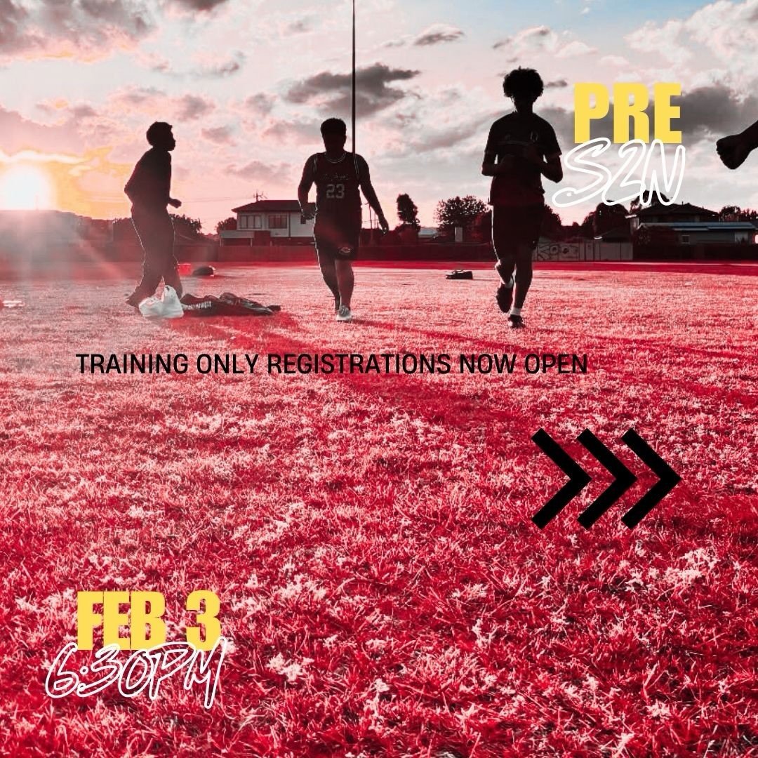 📌 TRAINING ONLY REGO NOW OPEN

Slide left - FYI‼️

#preszn26 
#registernow
#wearenorth