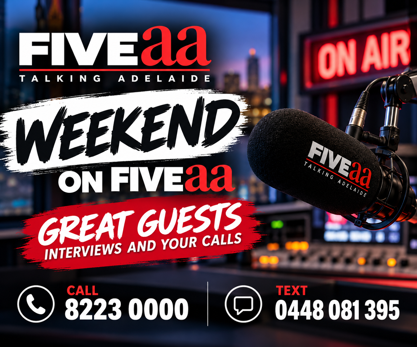 Richard Pascoe - FIVEaa Sunday the 27th Sept 2026