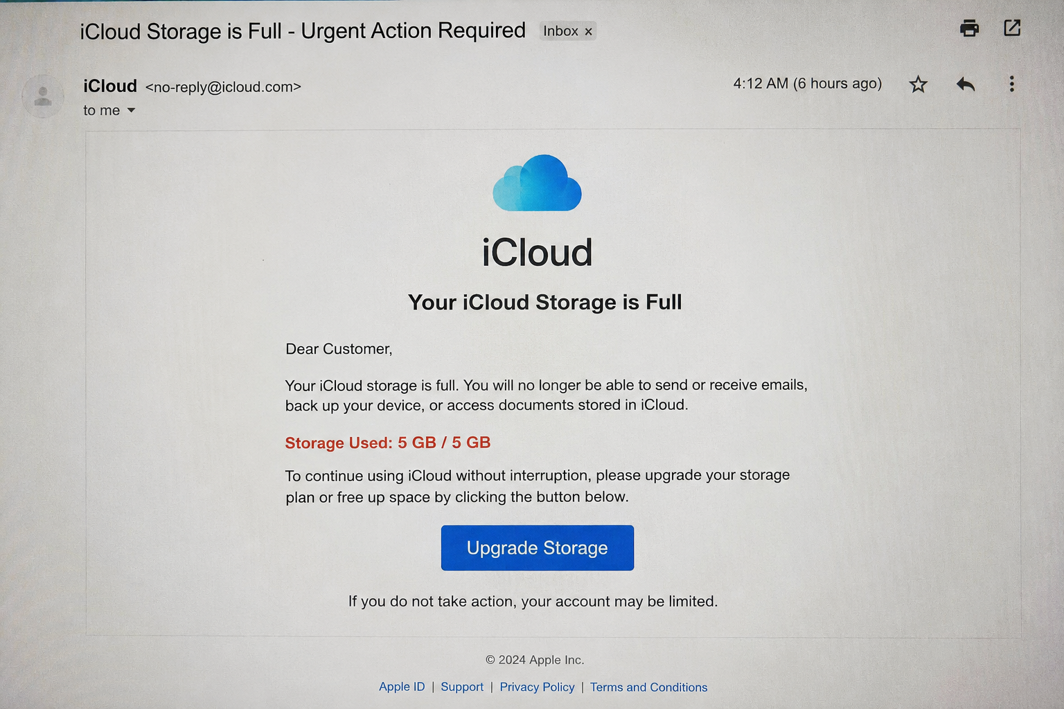 The iCloud Scam