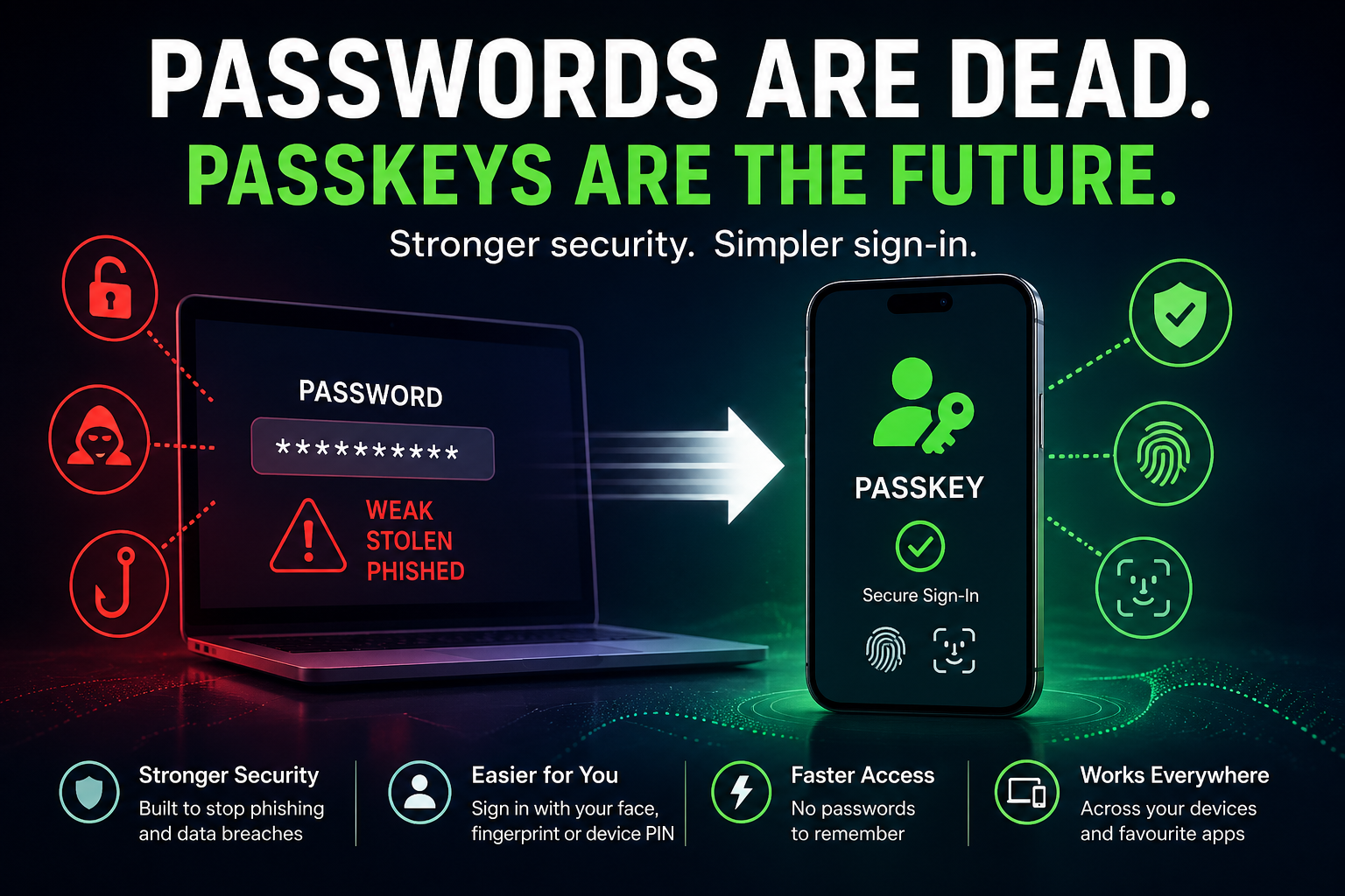 Passwords Are Dead — Why Passkeys Are the Future of Online Security