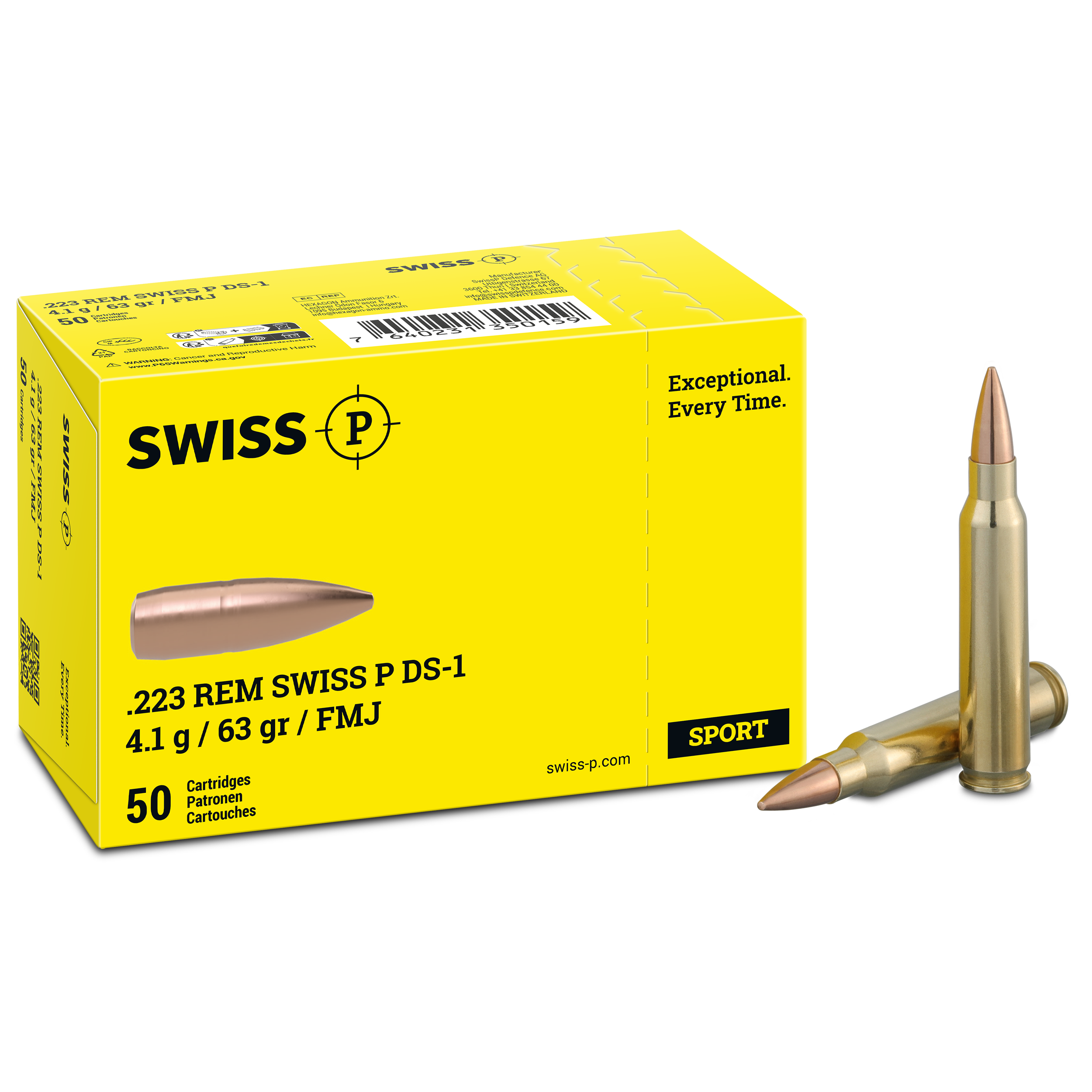 .223 Rem. SWISS P DS-1 4.1 g