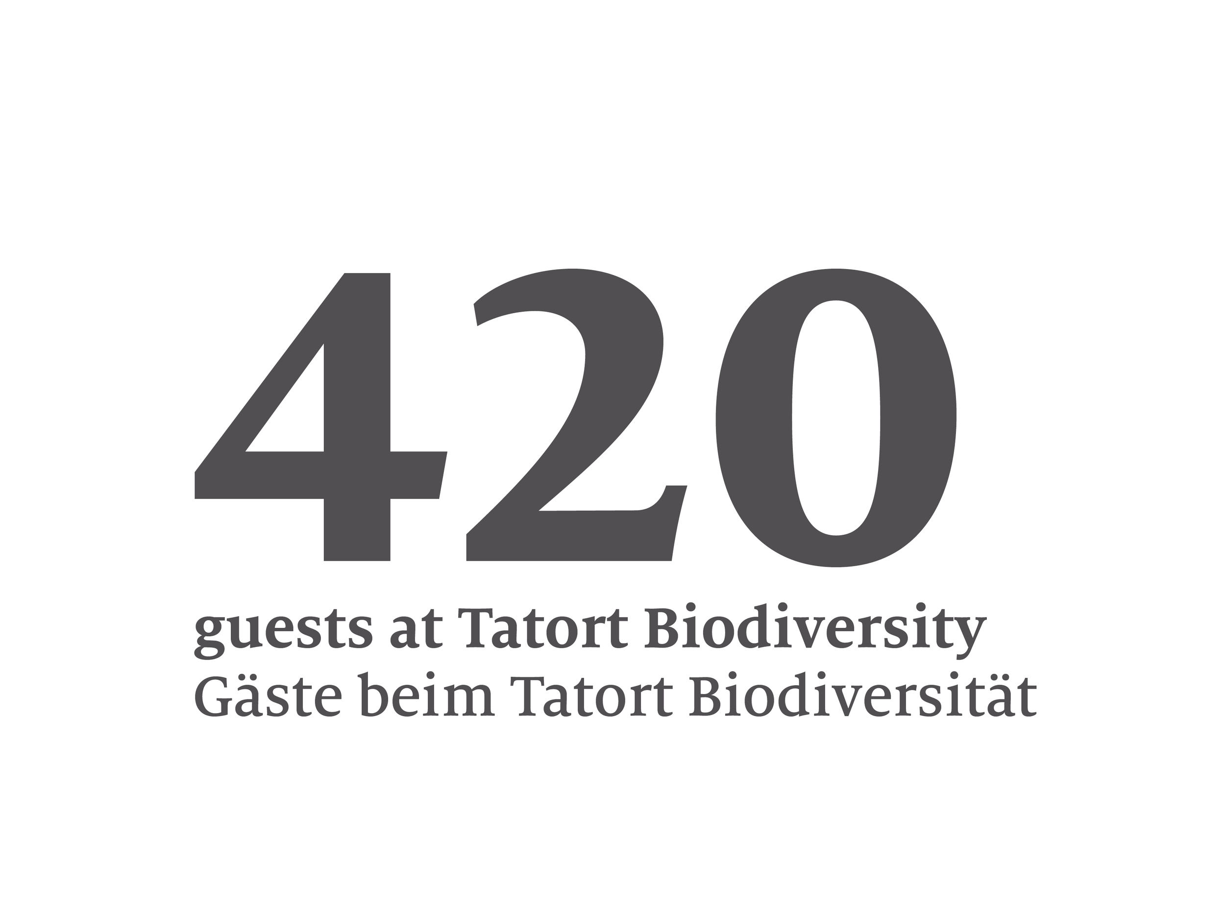420 guests at Tatort Biodiversity