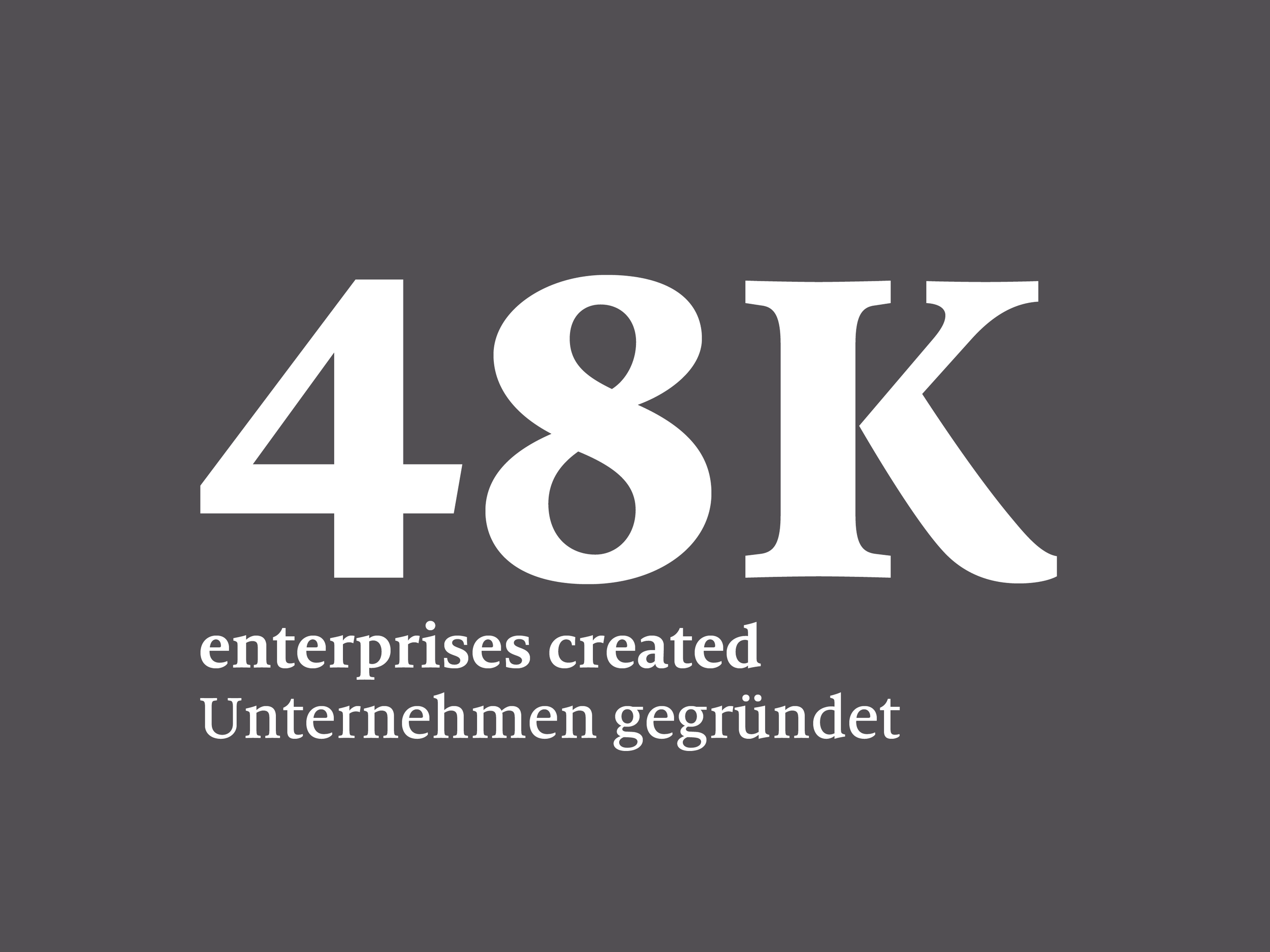 48000 enterprises created