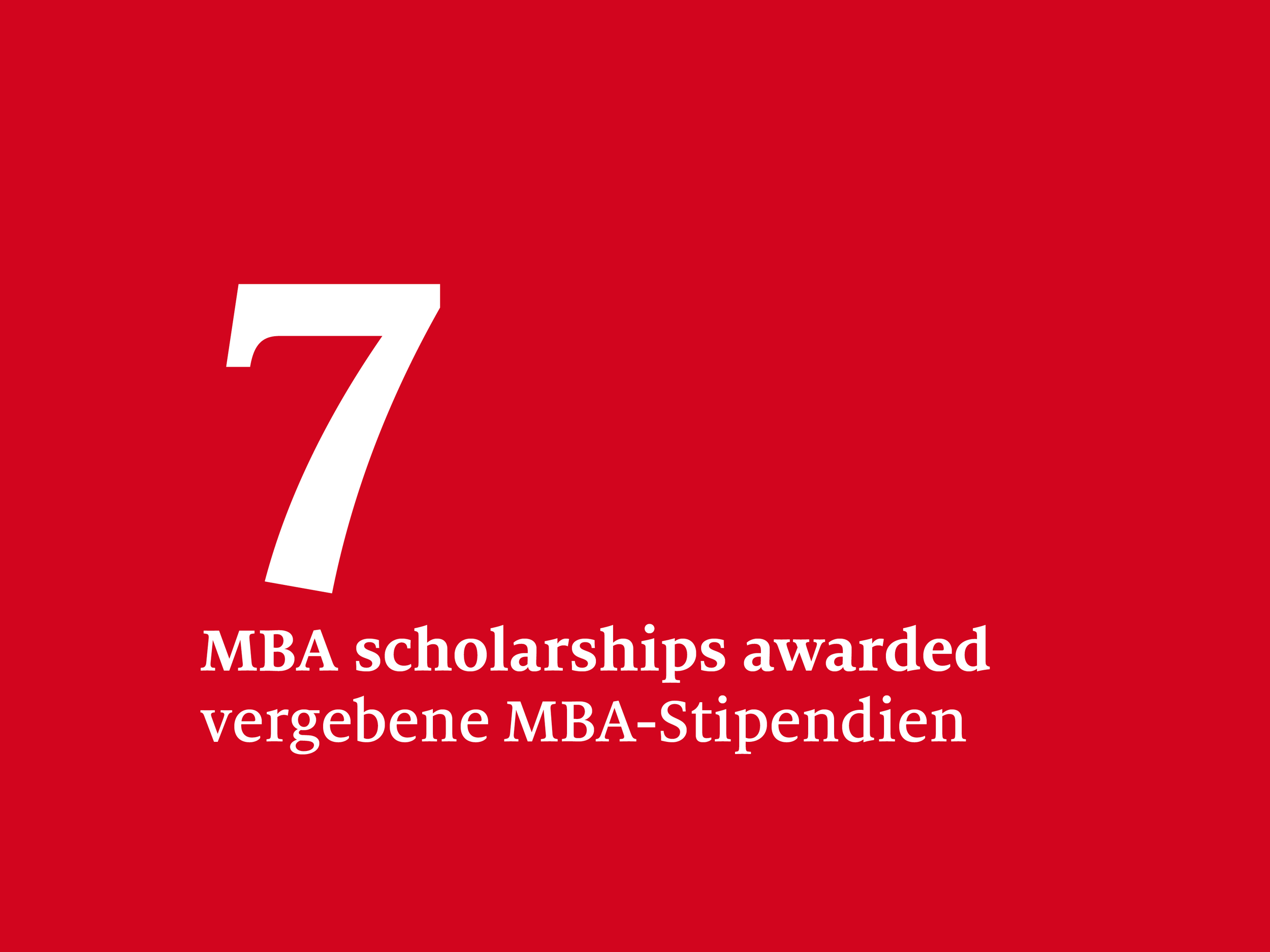 7 IMD Lausanne MBA scholarships awarded