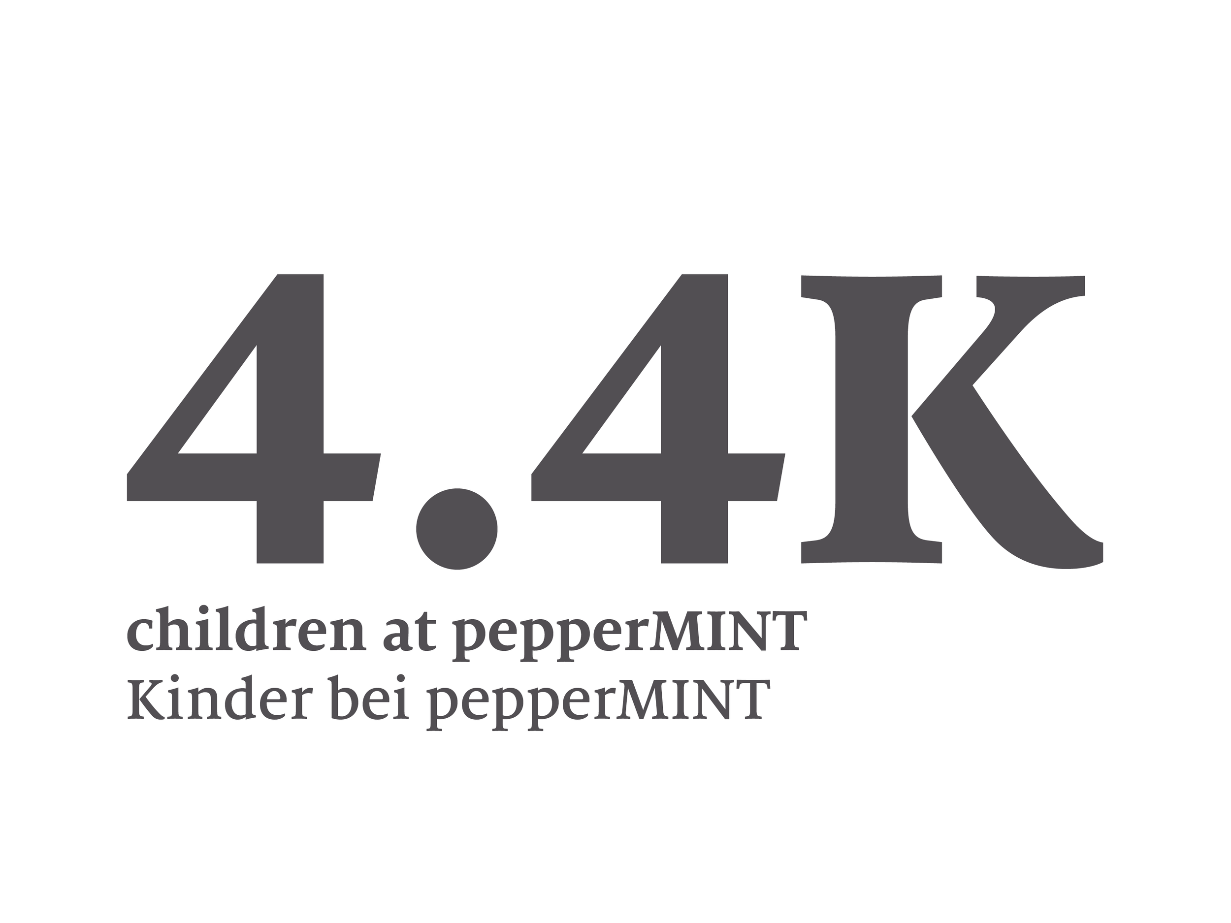 4400 children at pepperMINT