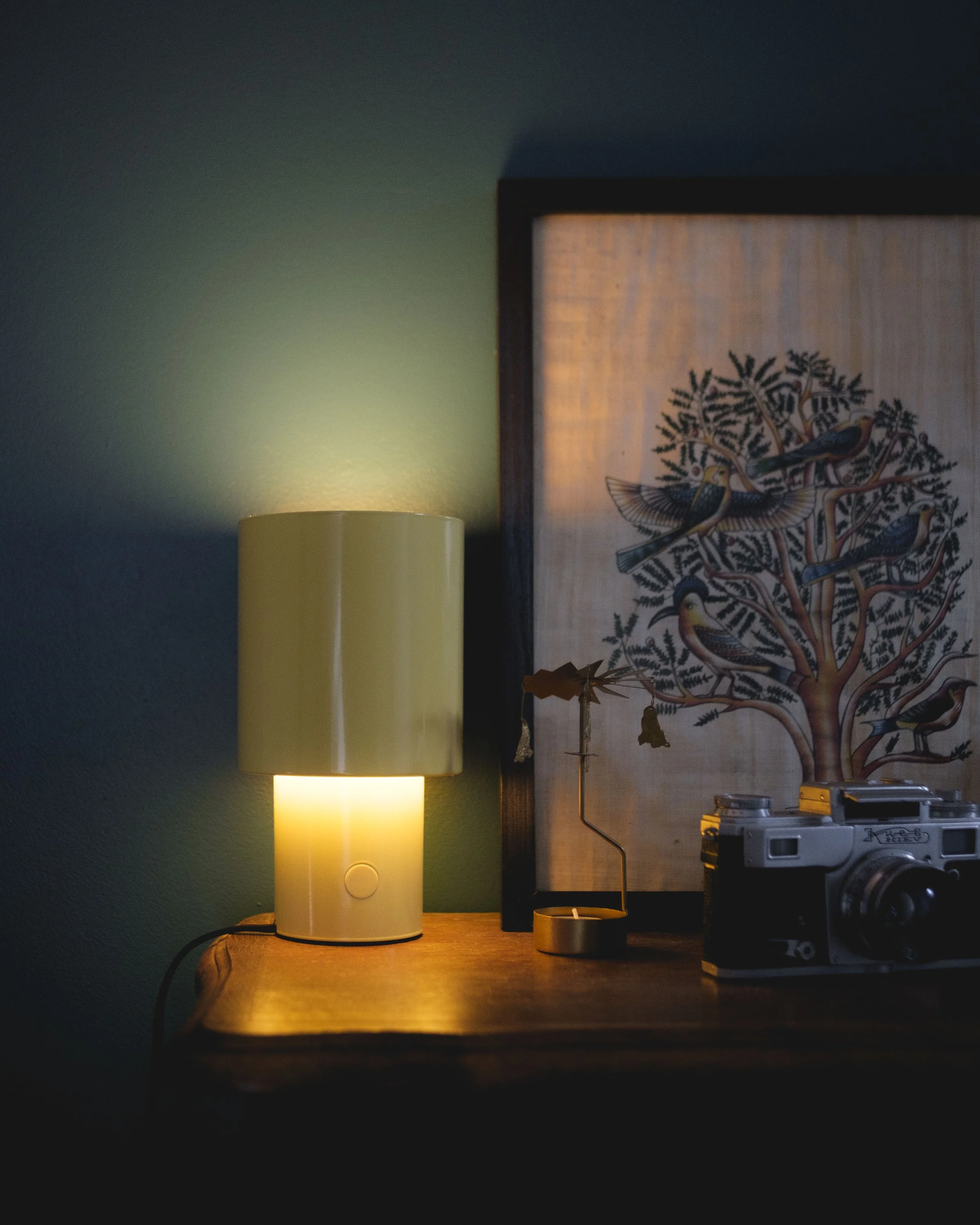 SPETSBOJ
Lampe de table, intensité lumineuse réglable/jaune, 22 cm