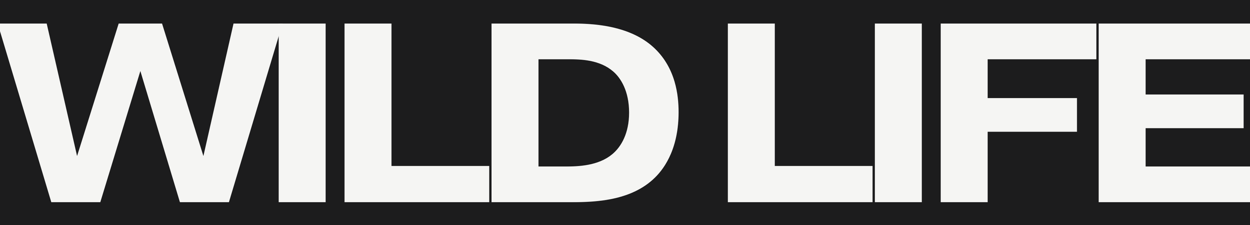 WILD LIFE Logo Footer