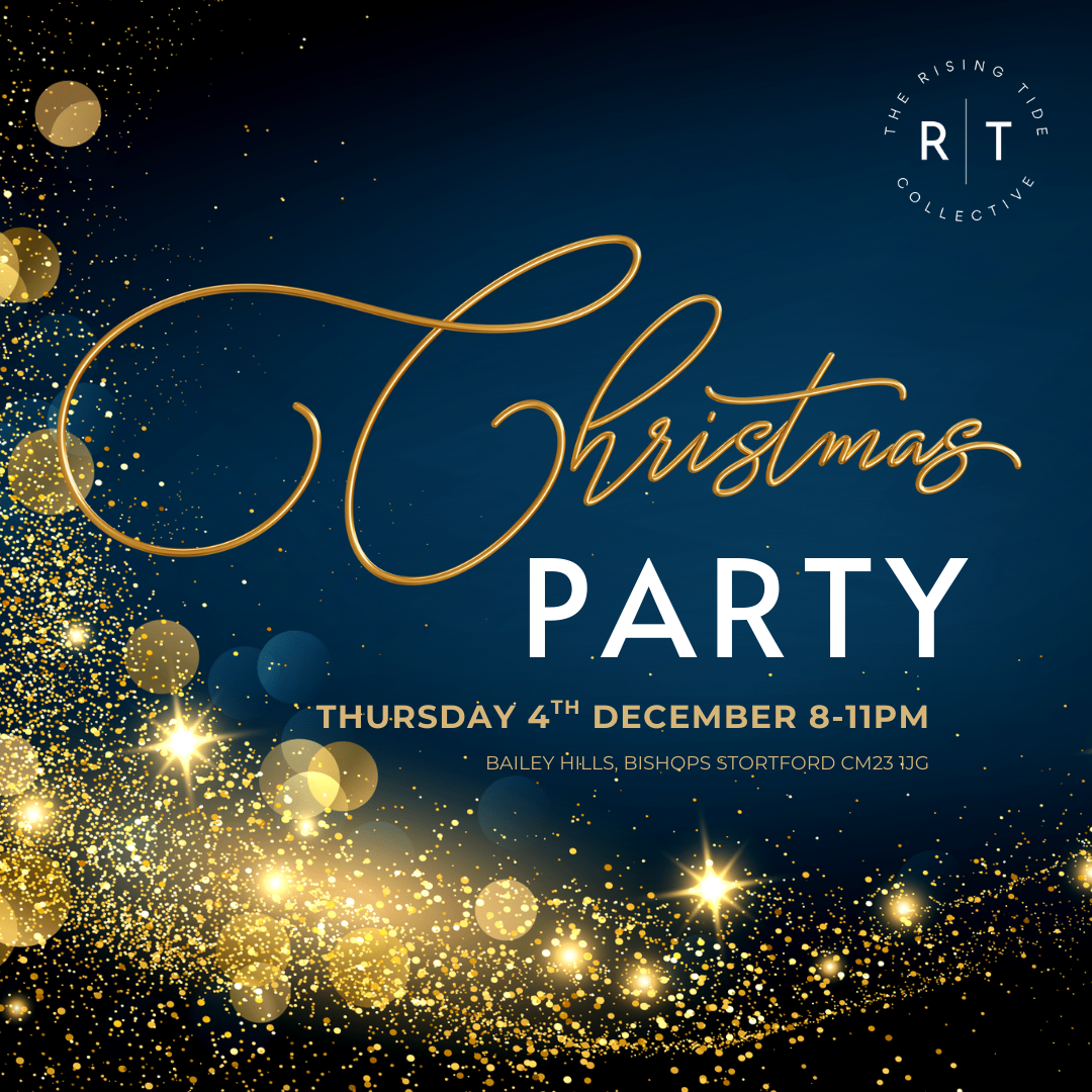 Dark Blue Gold Elegant Festive Christmas Party Invitation.png