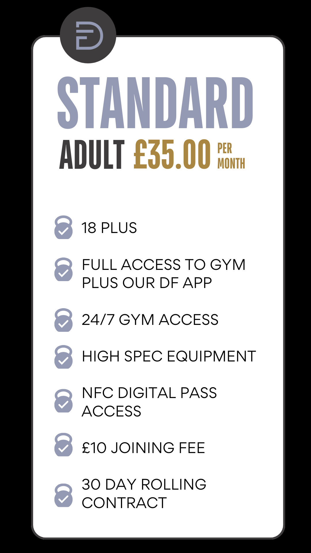 DOMS Fitness Standard Adult Gym Membership
