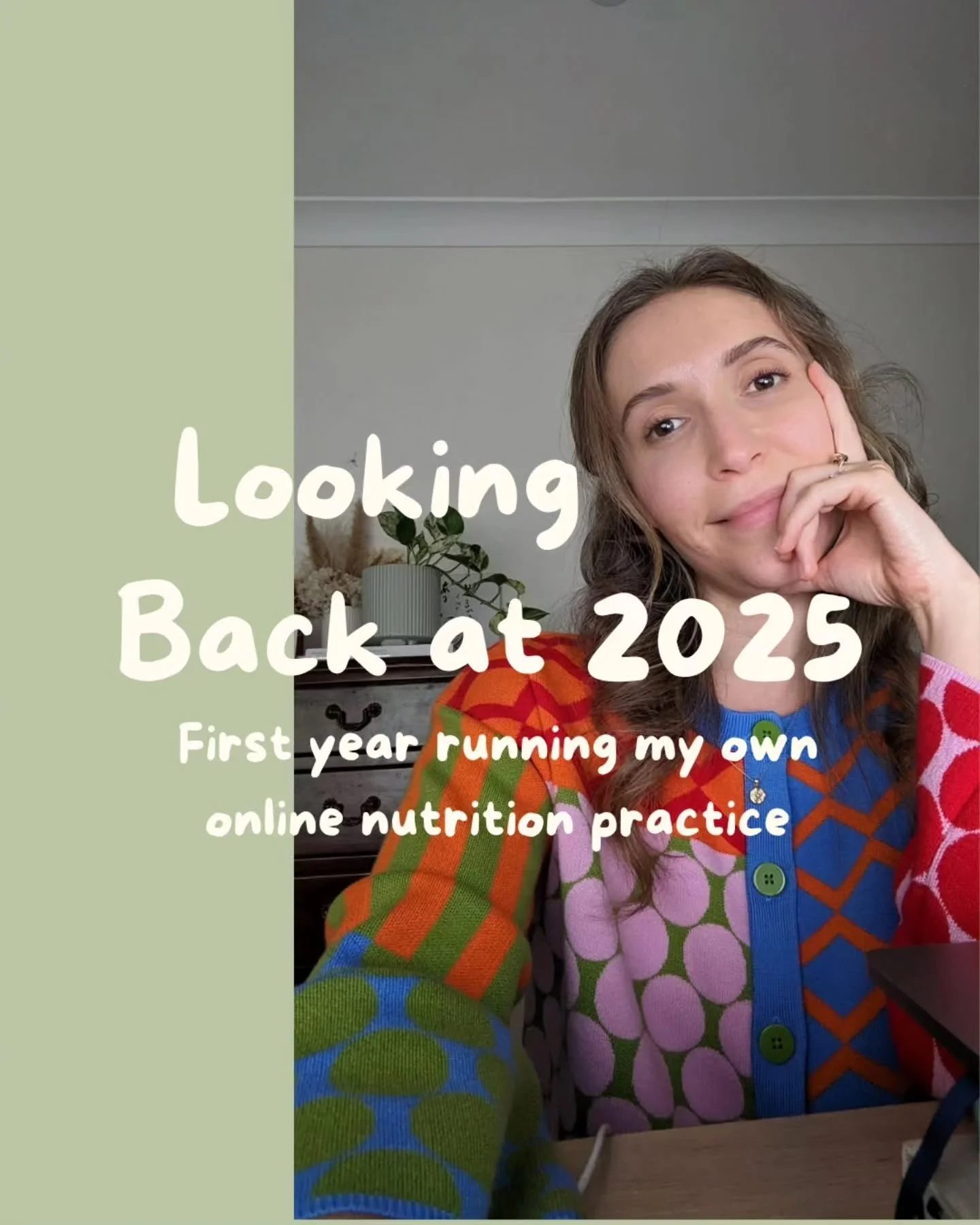 2025: a year of growth, challenges, learning curves and so much gratitude. Proud of how far I've come and so excited for what 2026 has in store.