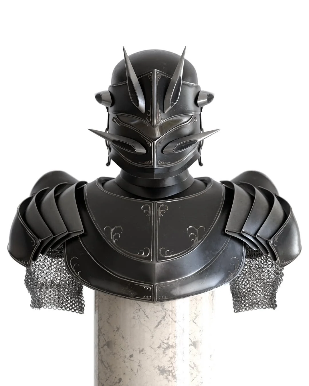 Helmet and upper torso armor for my next 3d character.jpg