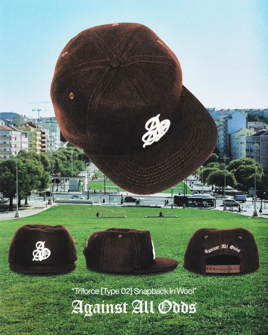 Up next on the roster is the Triforce [TYPE 02] Snapback in Brown Wool, sitting on a different p.jpg