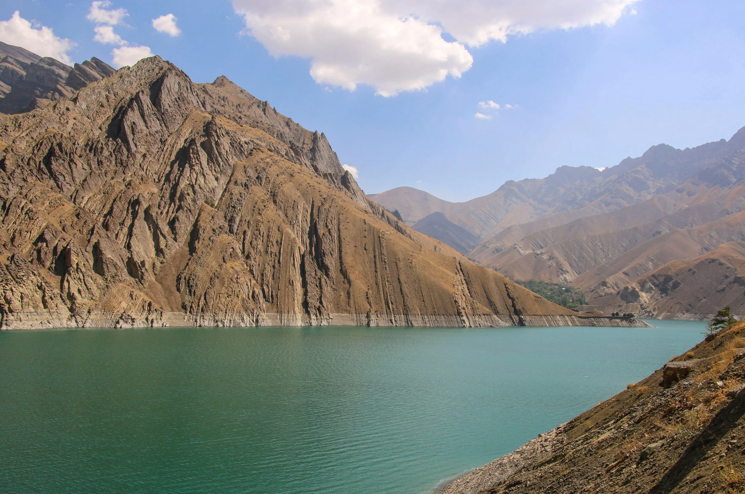 drought-stricken reservoir feeding Tehran water systems