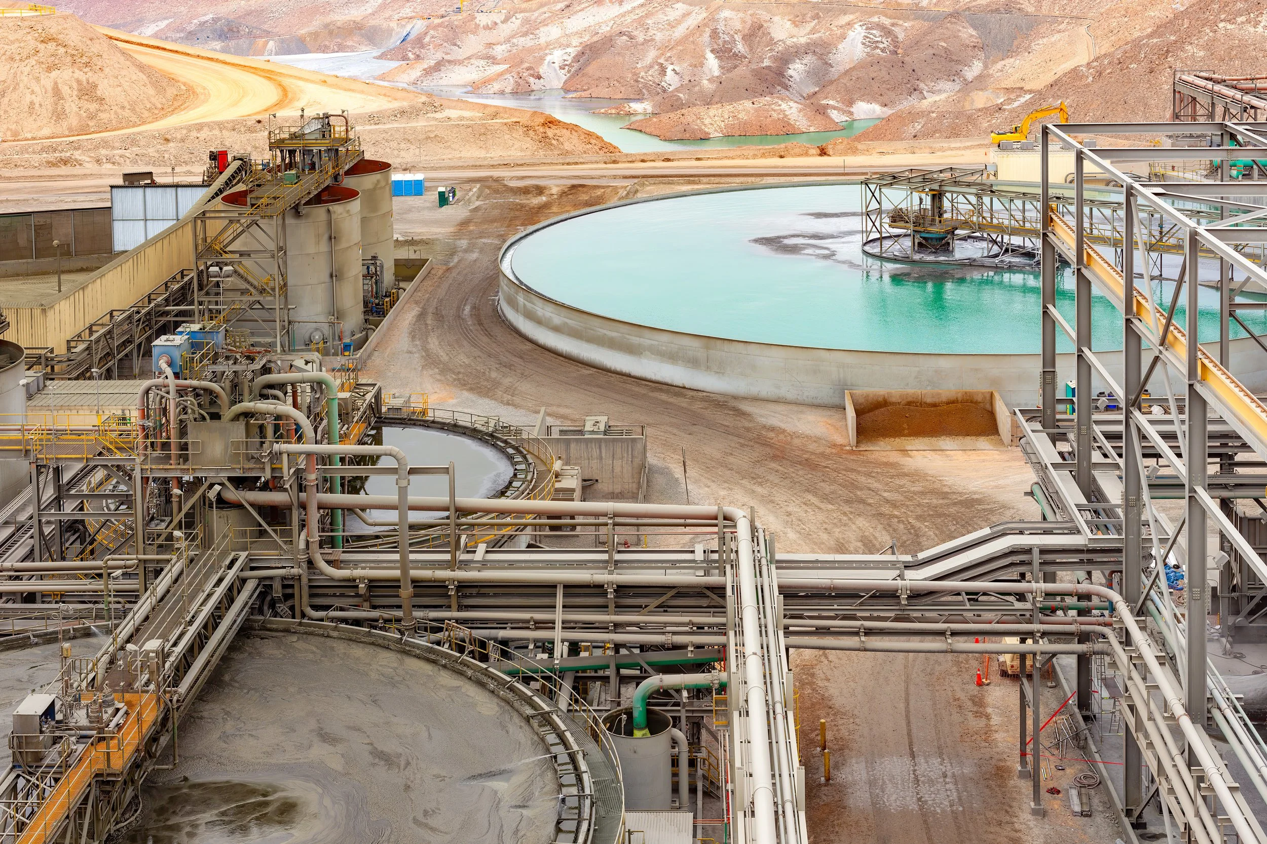 Wastewater from copper mines are usually treated to remove pollutants and heavy metals.
