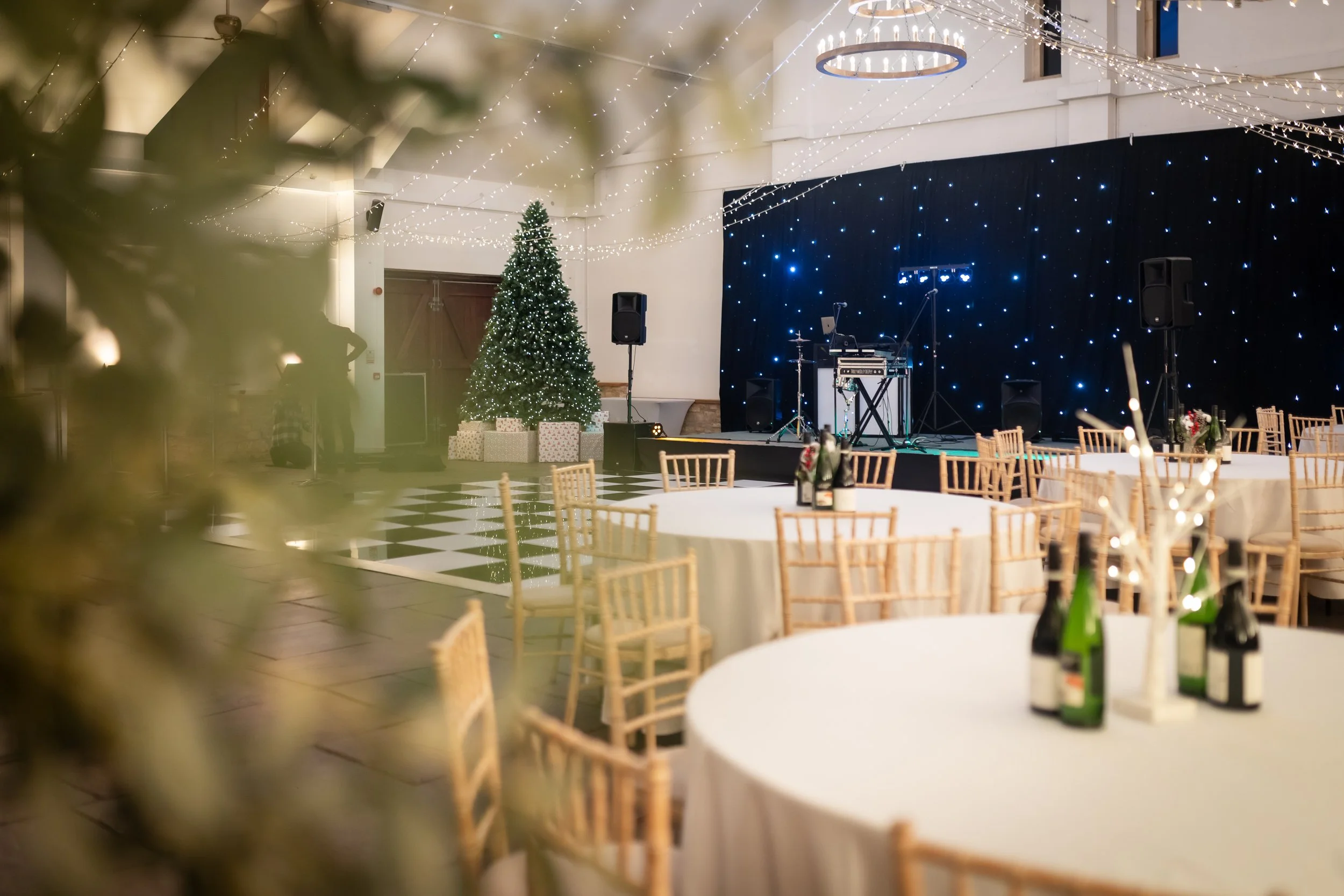YASA Christmas party venue decor at Worton Hall.jpg