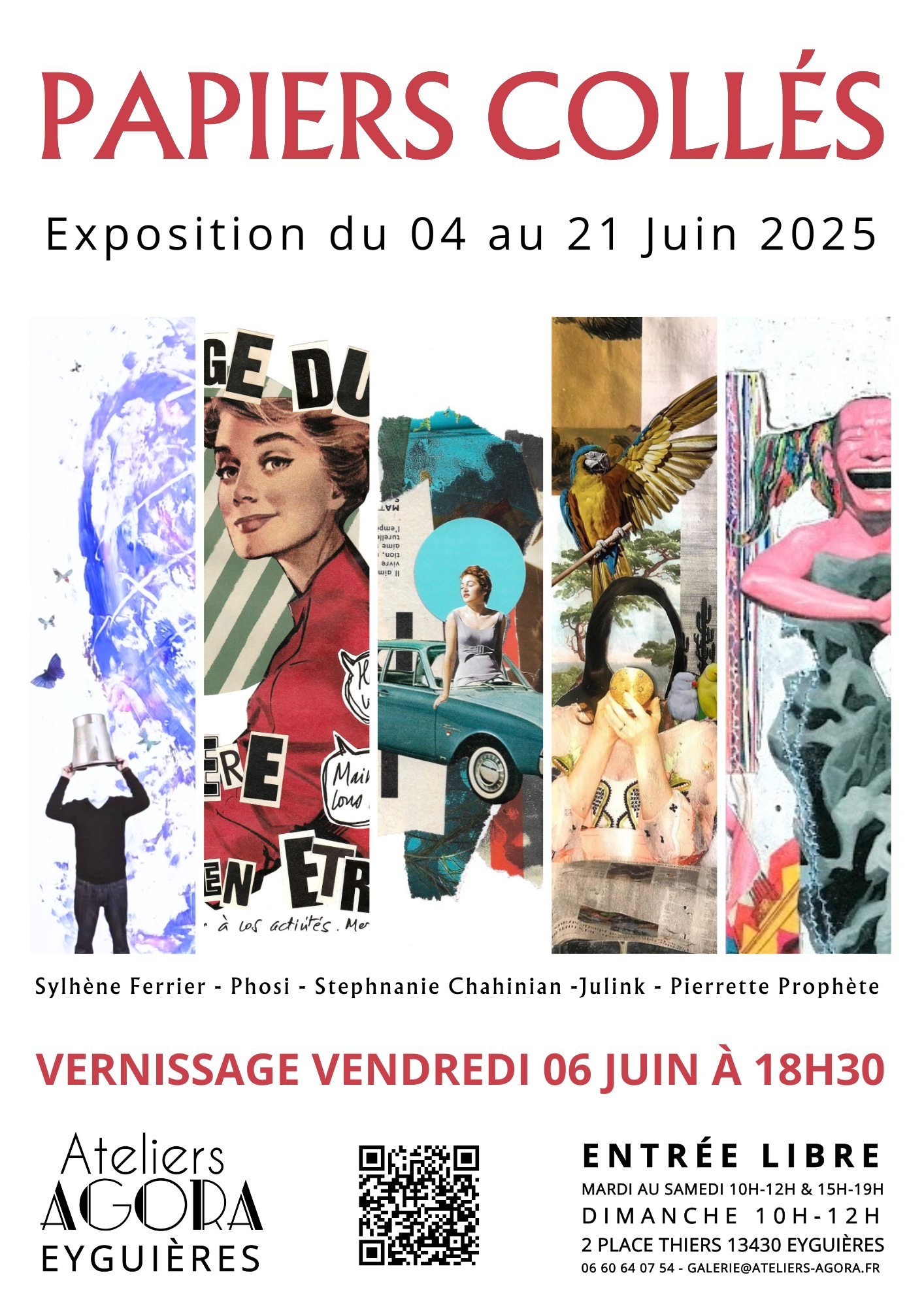 Papiers collés ✂ Exposition collective