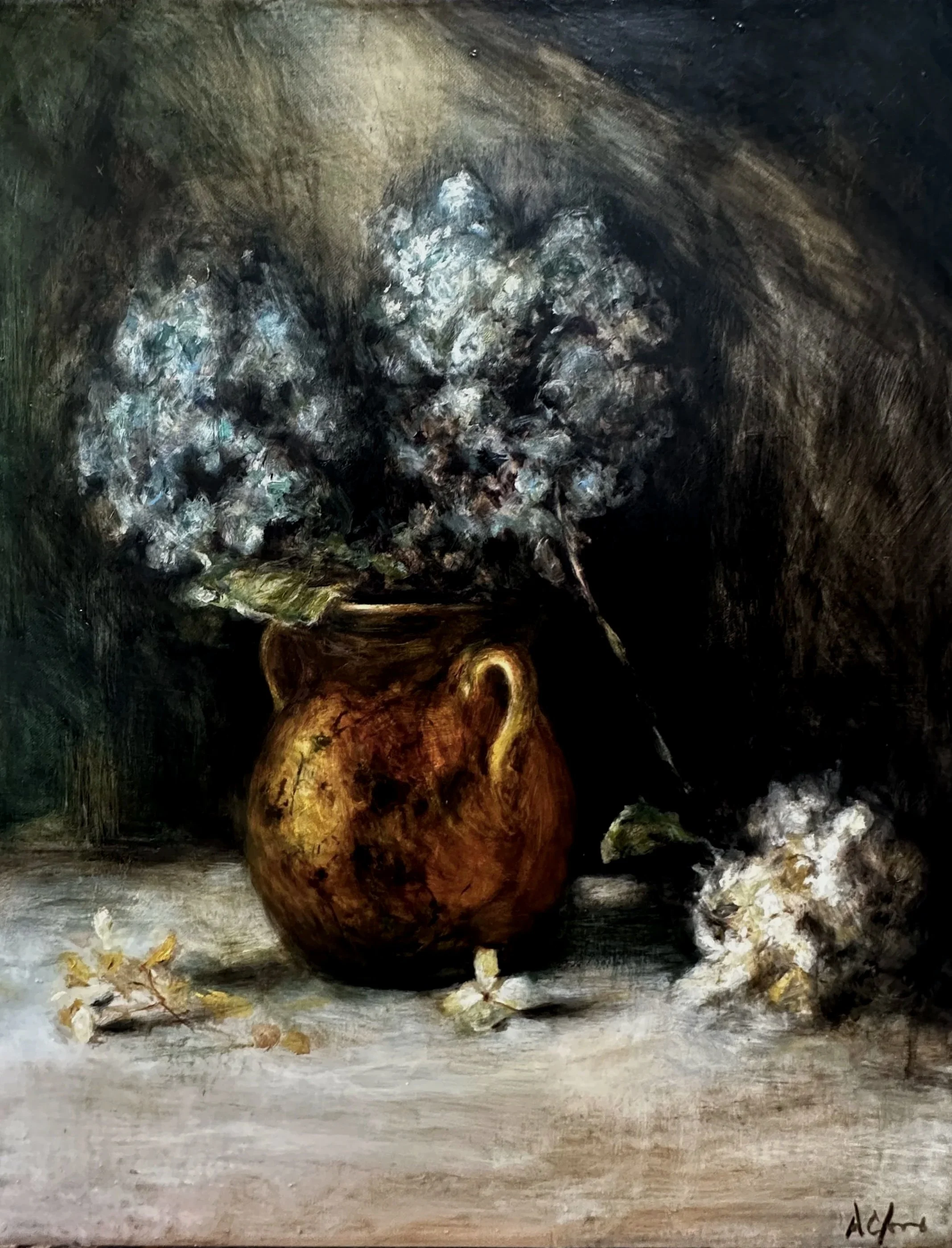 Hydrangea - Oil on canvas - 50 x 70 cm