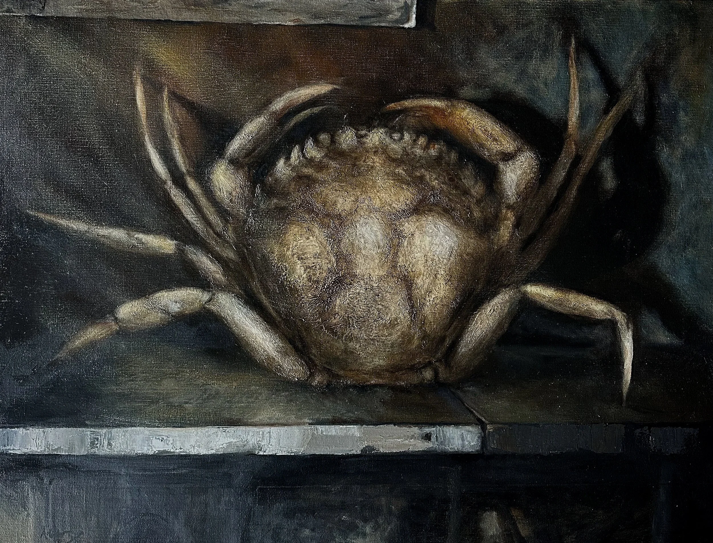 The Crab - Oil on canvas - 87 x 66 cm 
