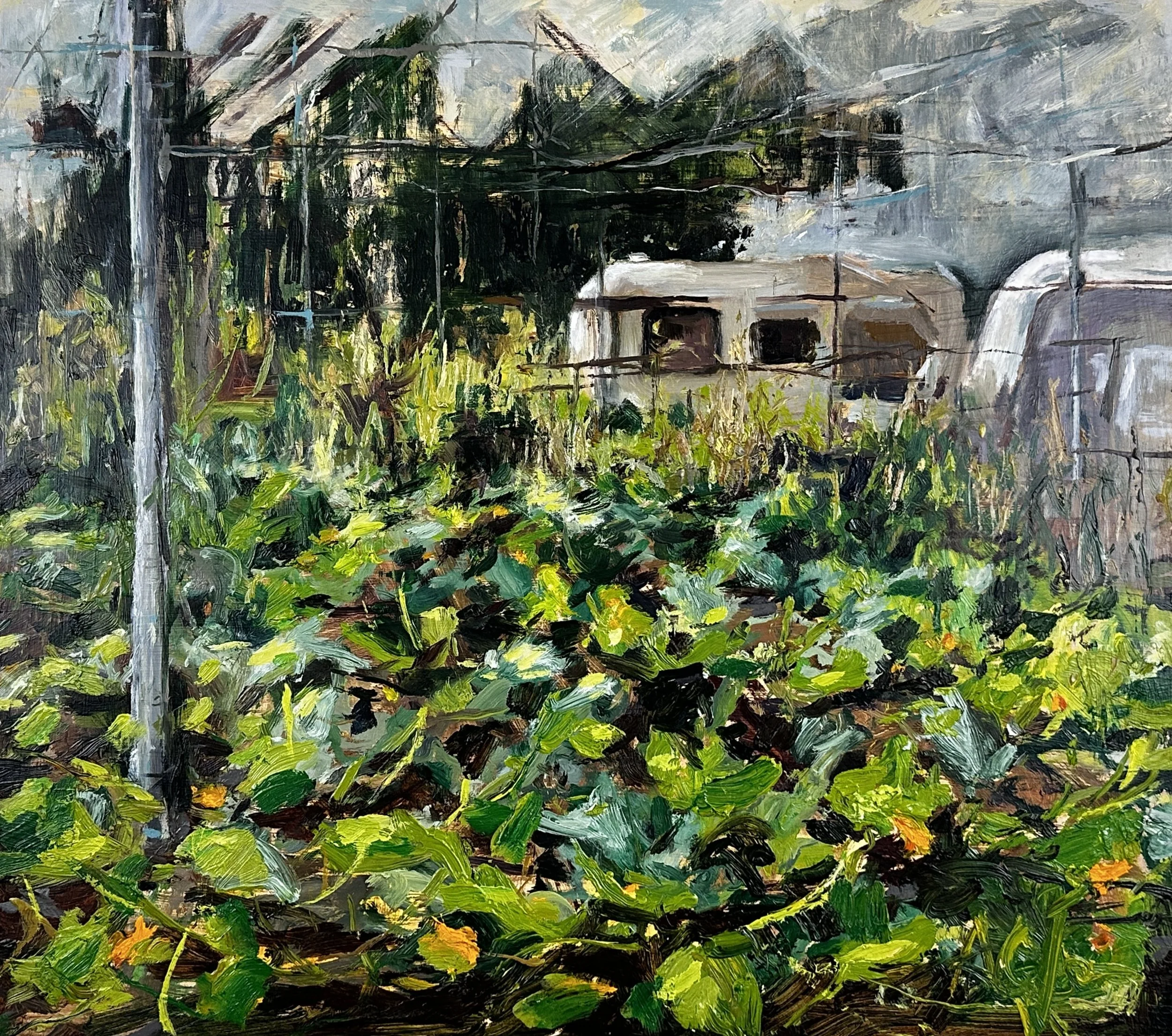 Caravans - 46x40cm - AVAILABLE