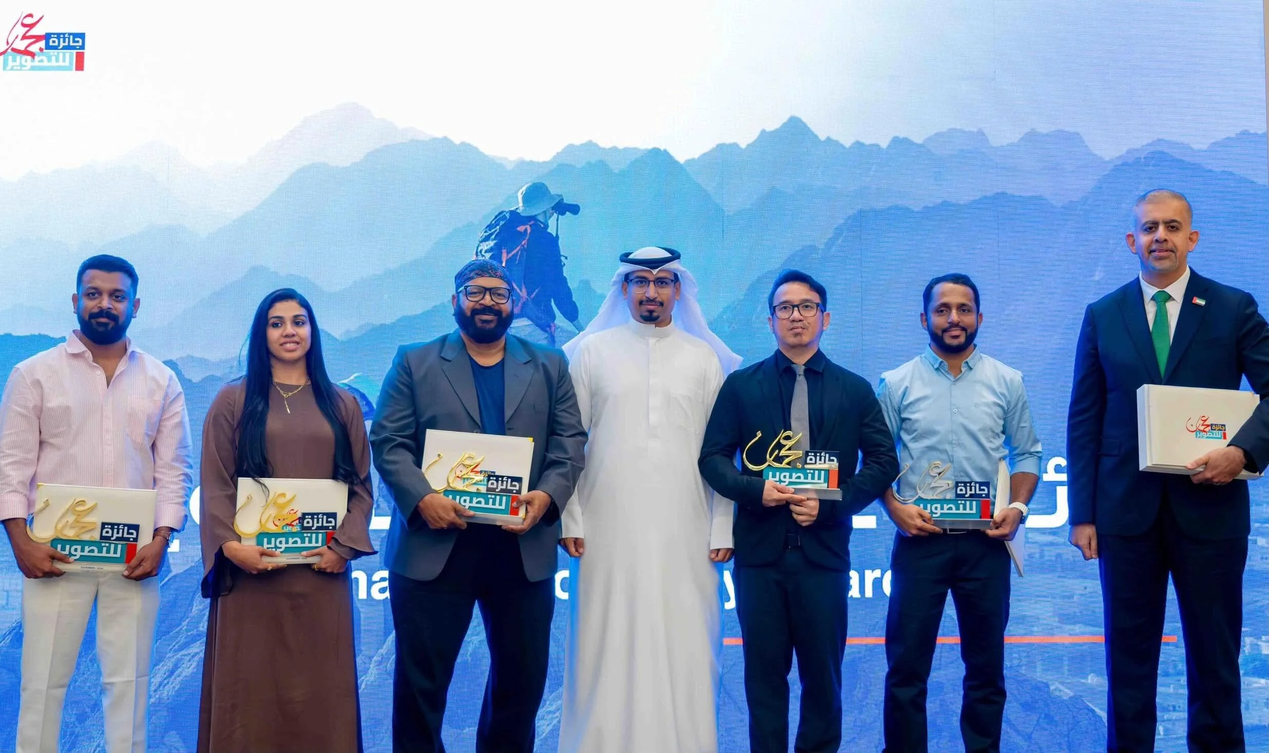 Group shot with the other winners