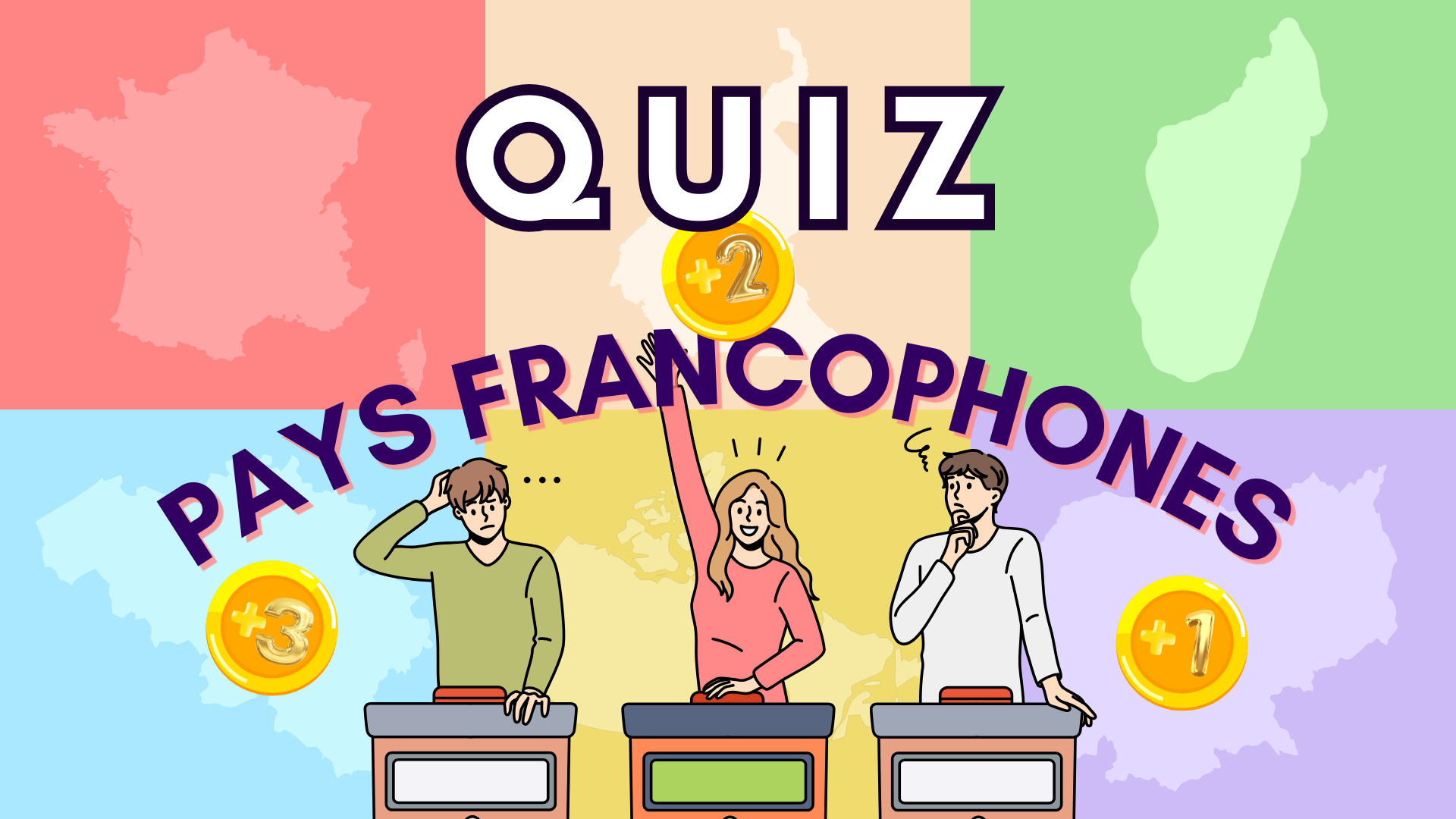 Pays francophones - Quiz