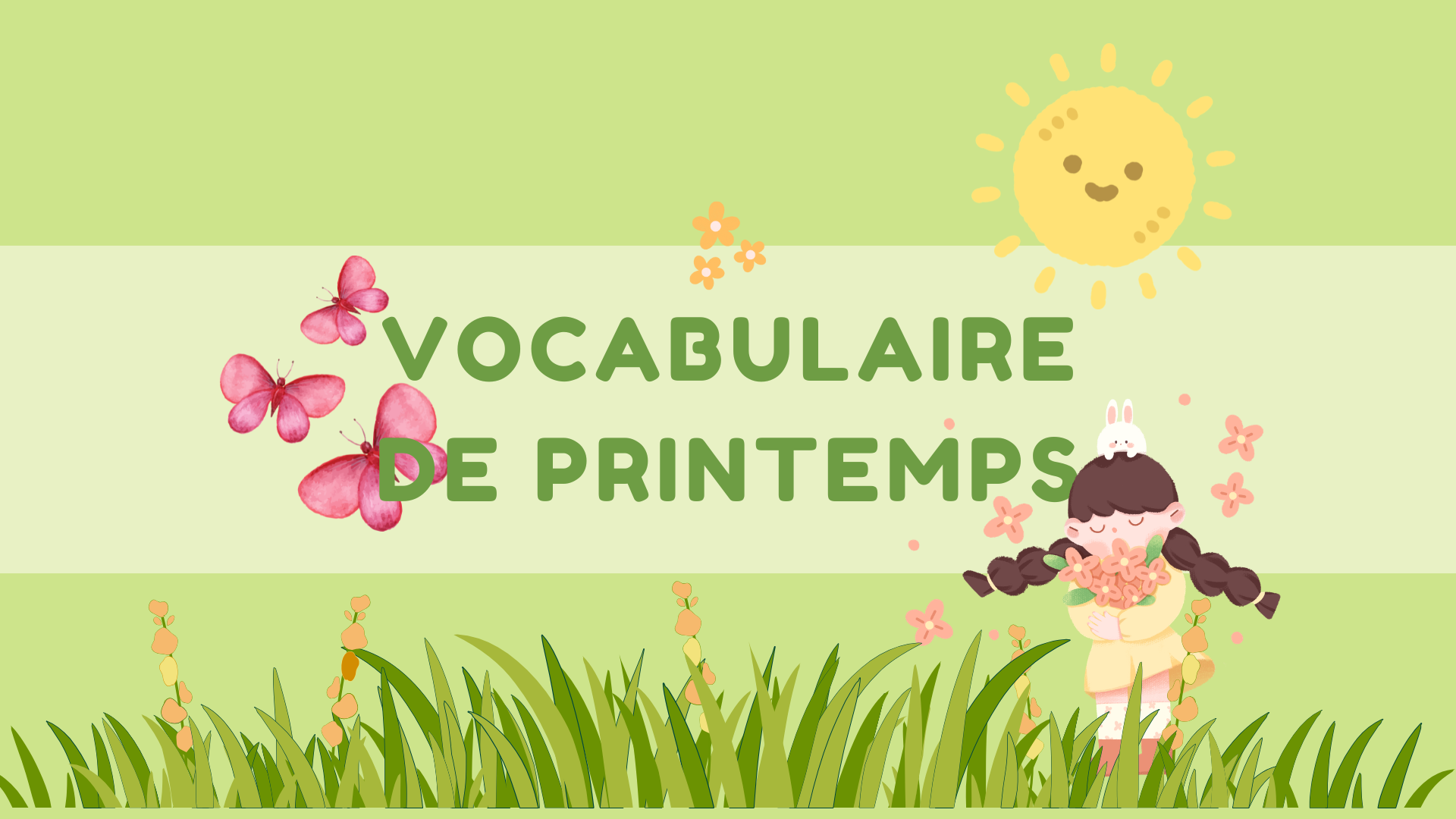 Printemps - vocabulaire courant