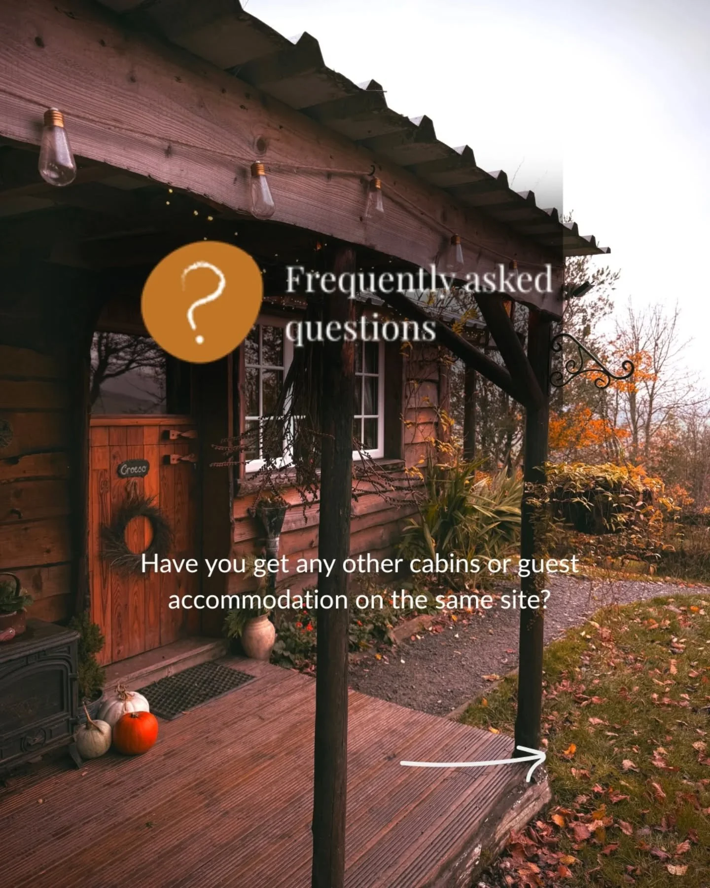 We&rsquo;re often asked if there are other cabins here&hellip;

And the answer is always the same. No.

Coety Bach sits here on its own, tucked away with nothing but fields, hills and the odd curious sheep for company.

No busy site, no distractions.