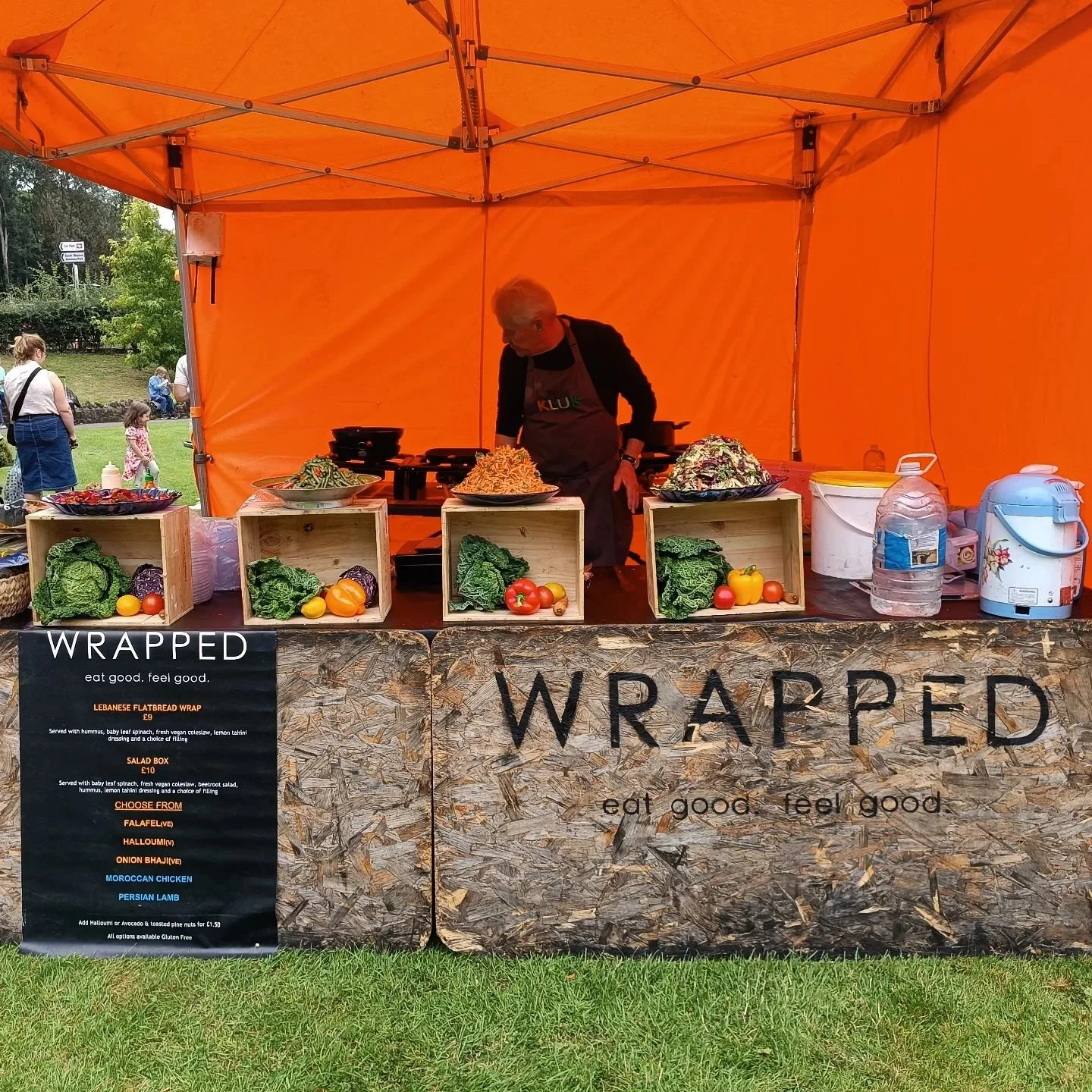 Lebanese Flatbread wraps. Eat good. Feel good.
