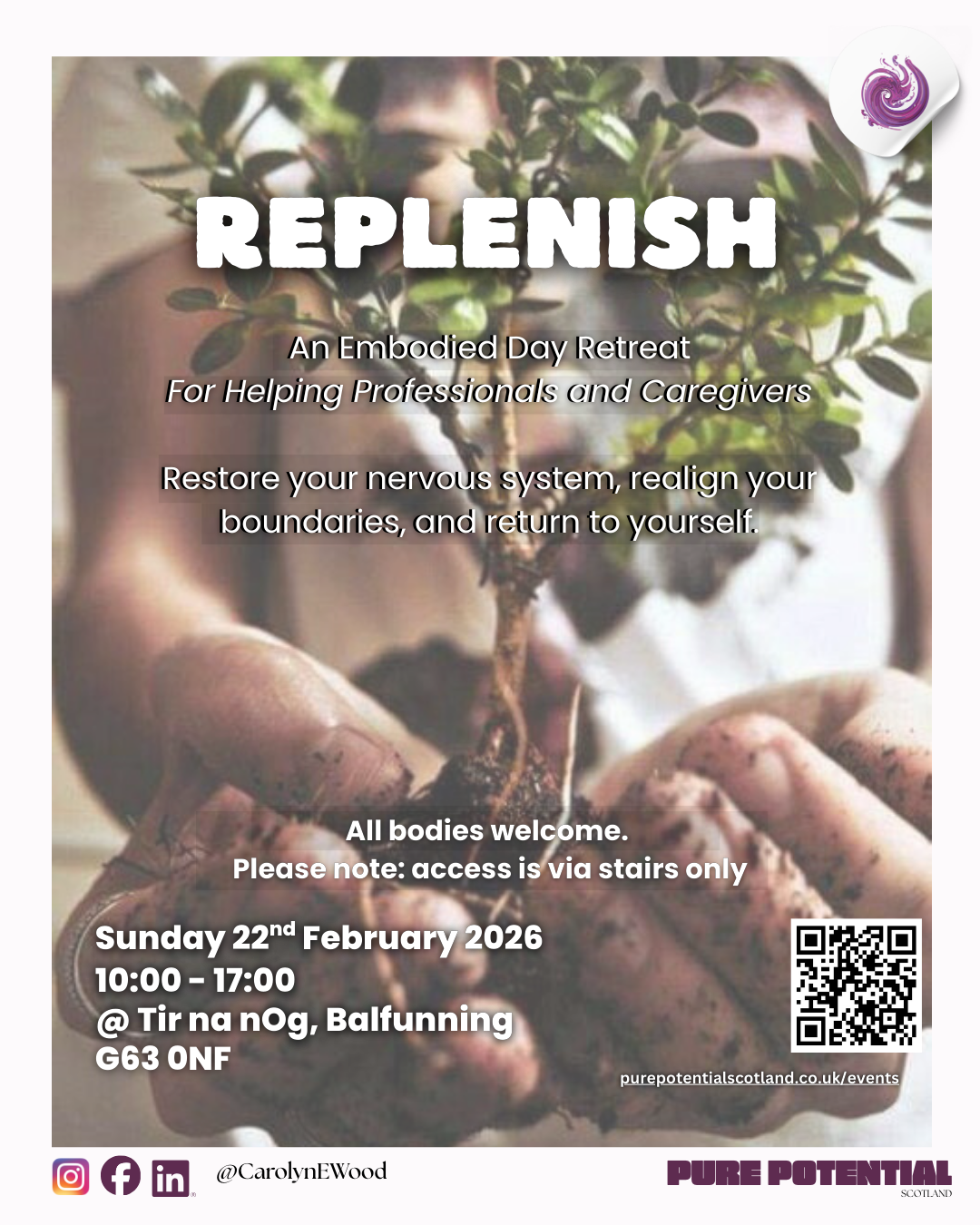REPLENISH - An Embodied Day Retreat for Helping Professionals &amp; Caregivers