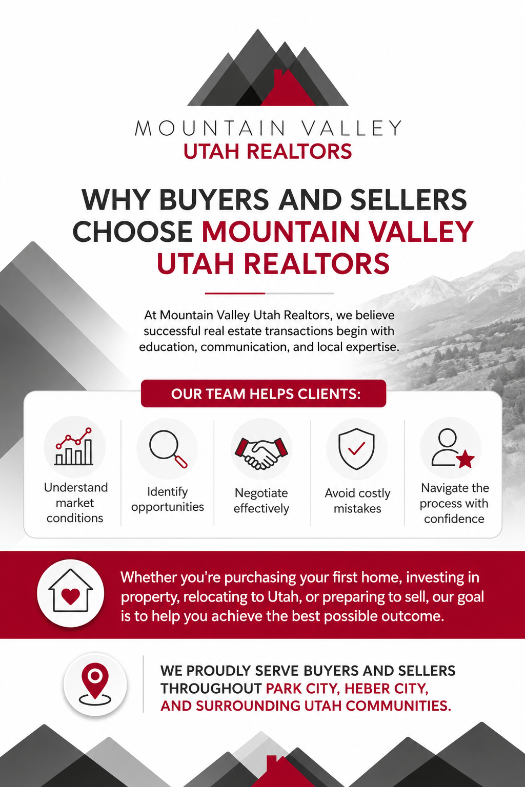 Why Choose Mountain Valley Utah Realtors