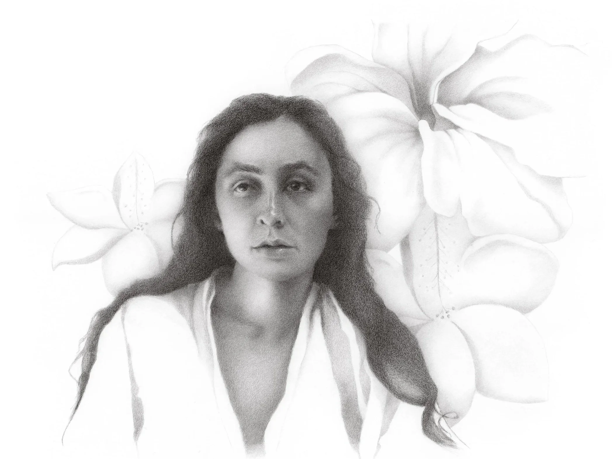 Georgia (charcoal and graphite on paper)