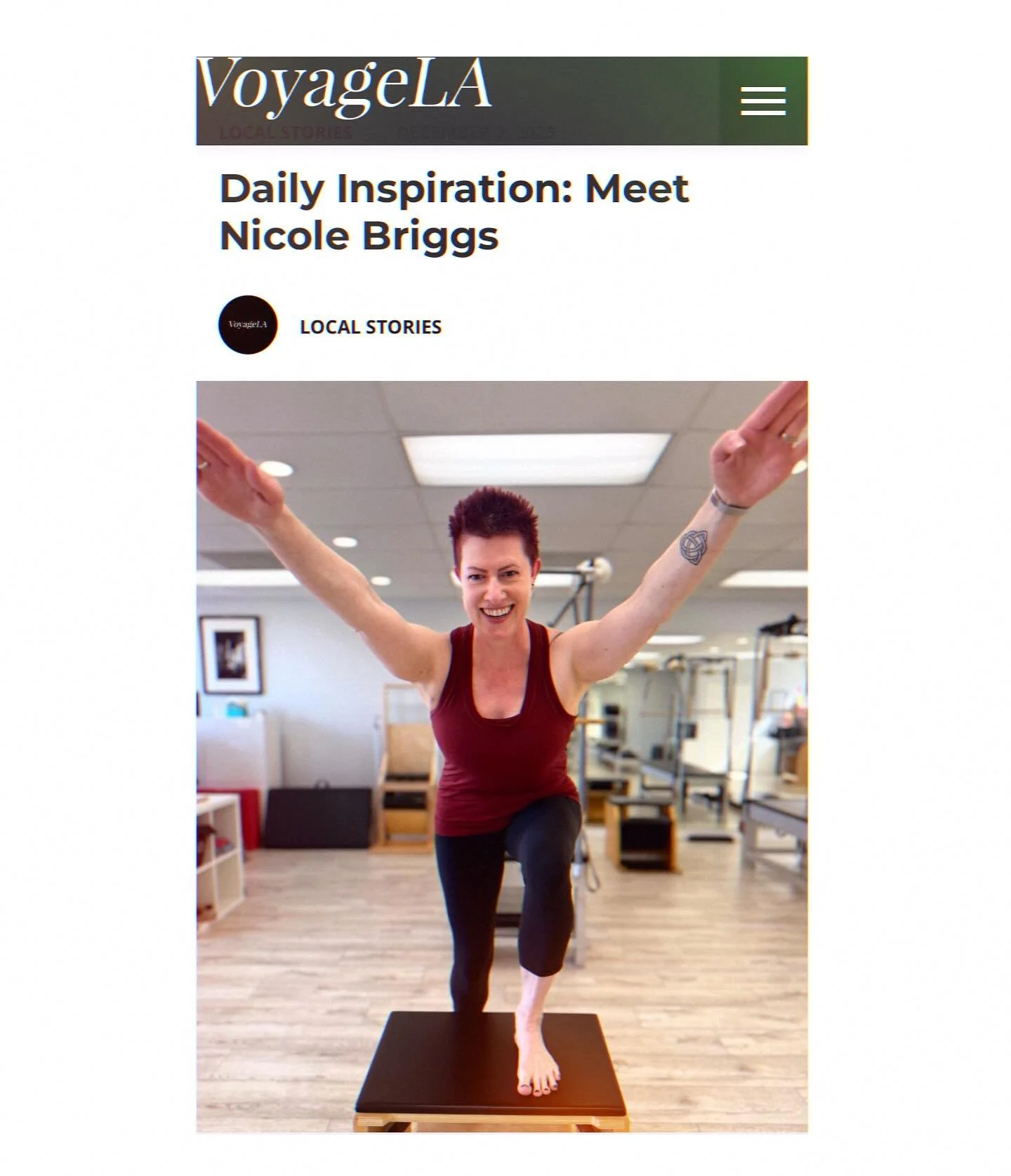Check out this rad article on Nicole Briggs, founder and owner of @strongbodypilates
Source:  @voyagelamag 
 
https://voyagela.com/interview/daily-inspiration-meet-nicole-briggs