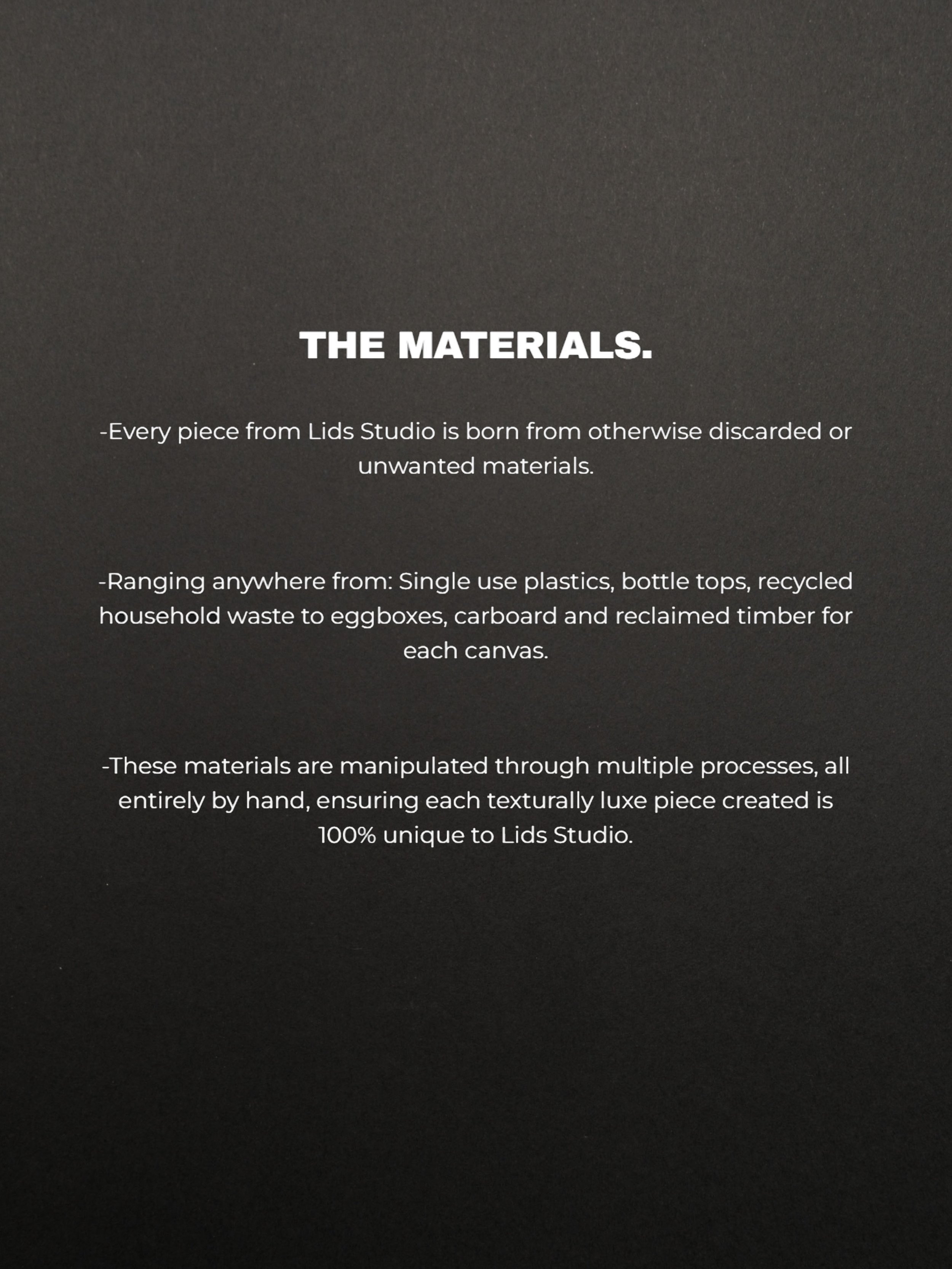 The Materials.

#lidsstudio #litteredwithluxury #recycledart #artist