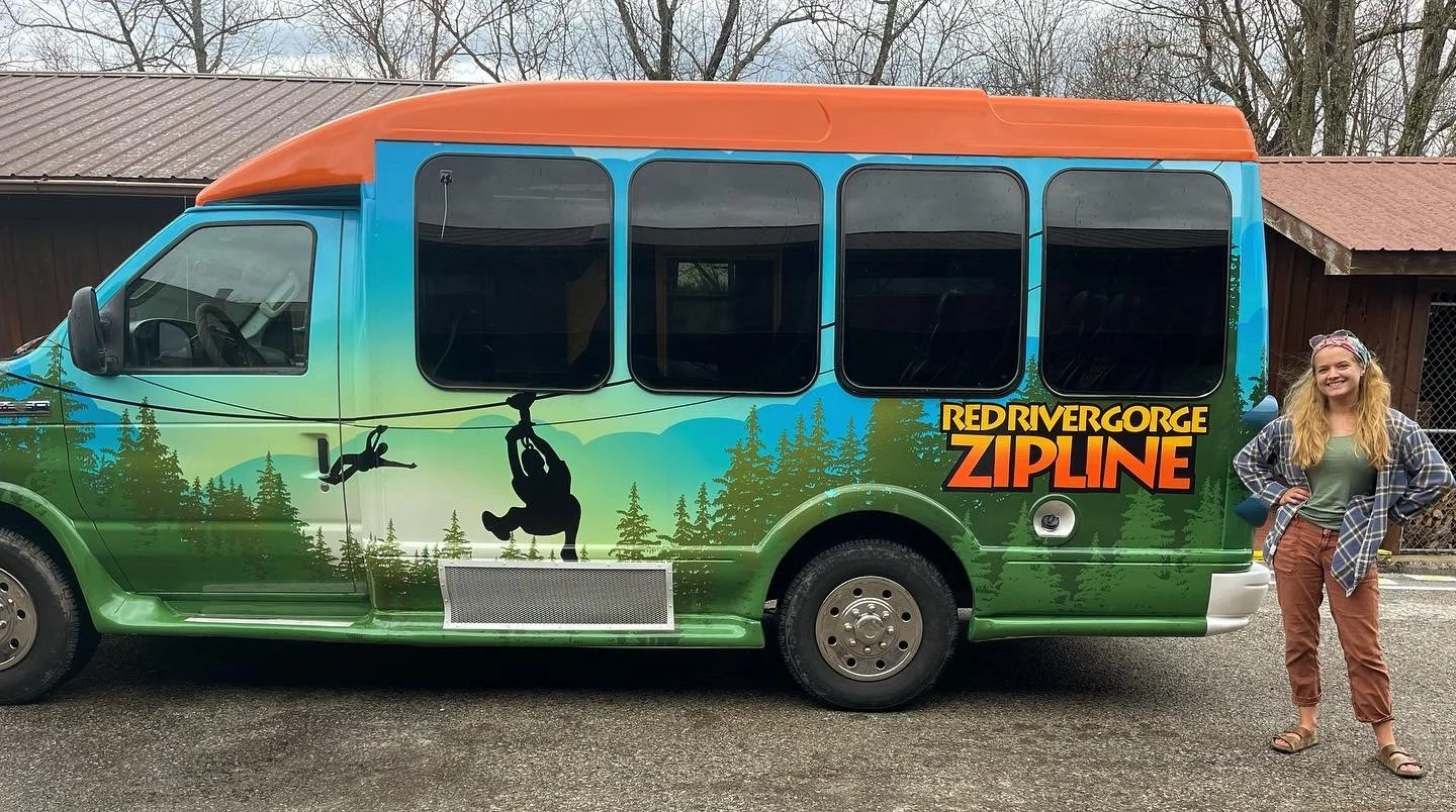 Red River Gorge Zipline Bus Wrap
