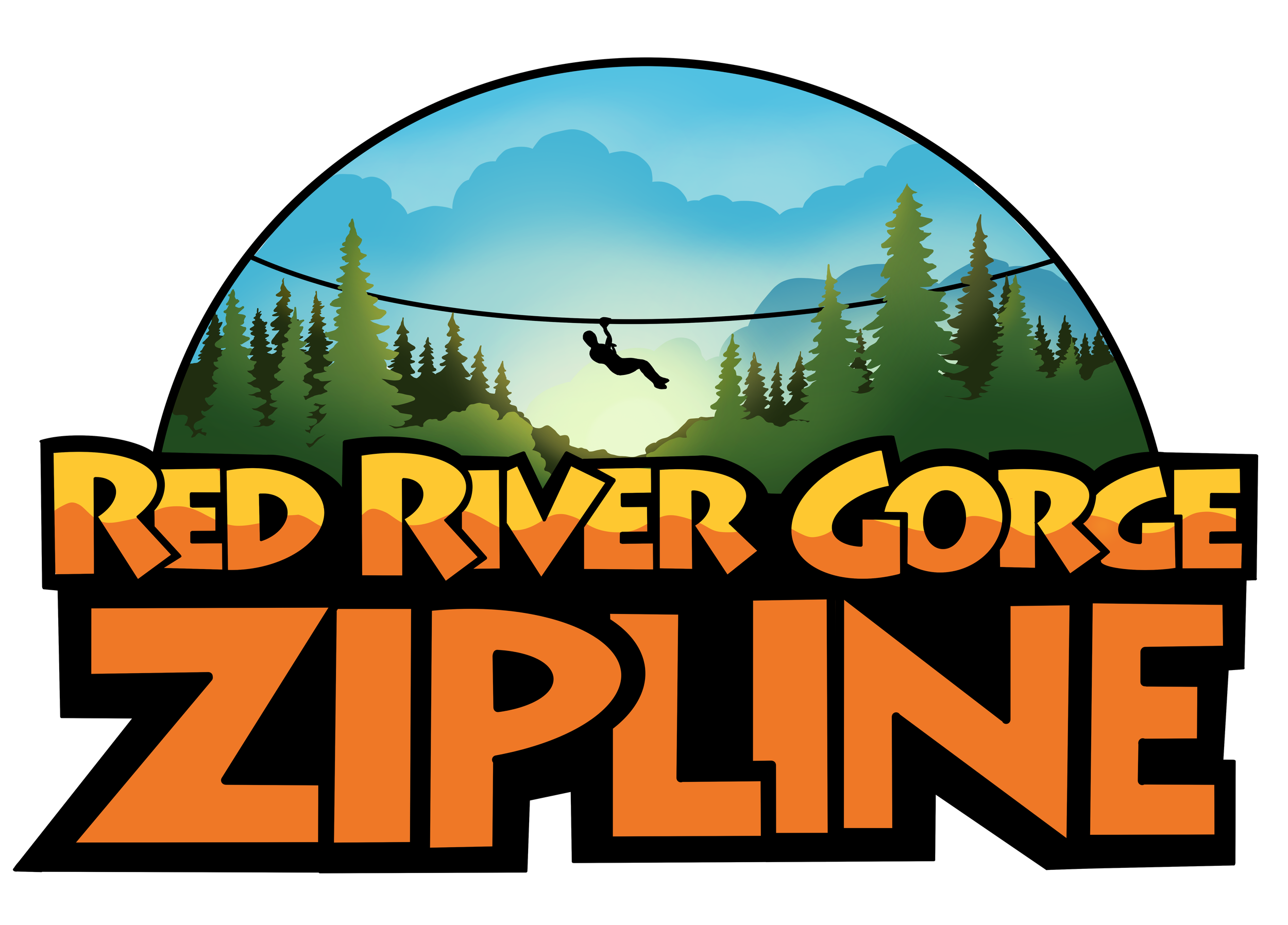 Red River Gorge Zipline Logo