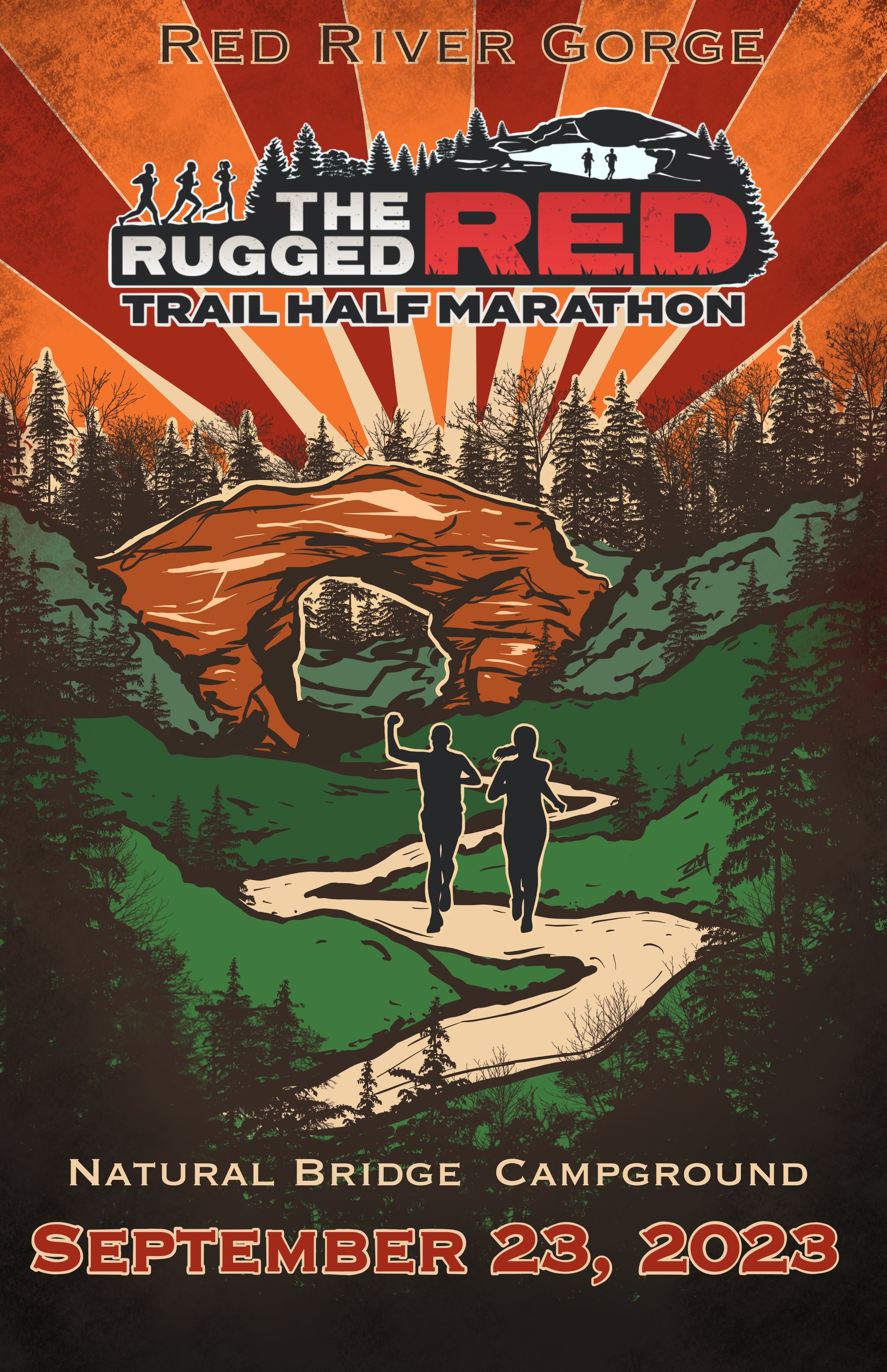 The Rugged Red Race Poster 2023