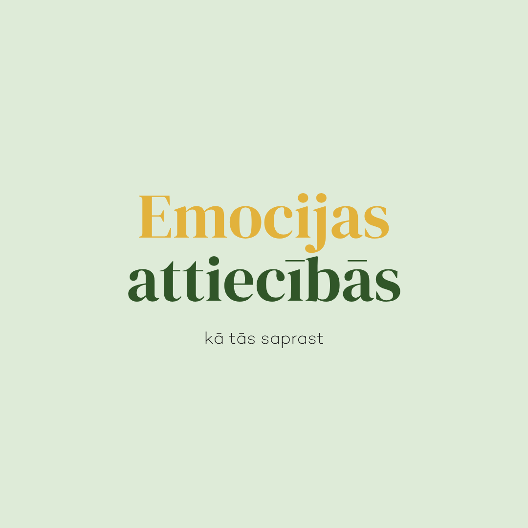Emocijas attiecībās