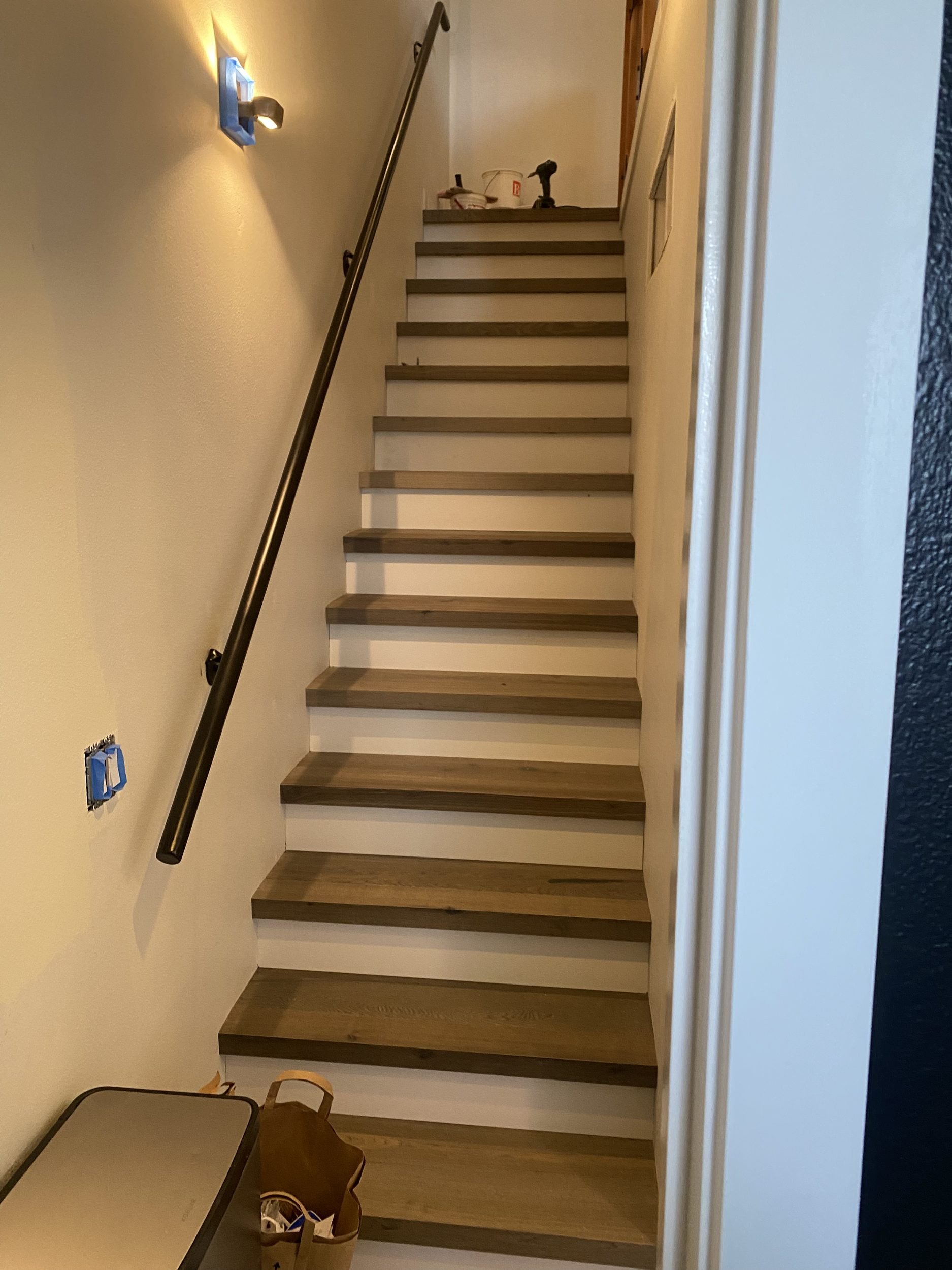 After: Stair makeover, Alder Street