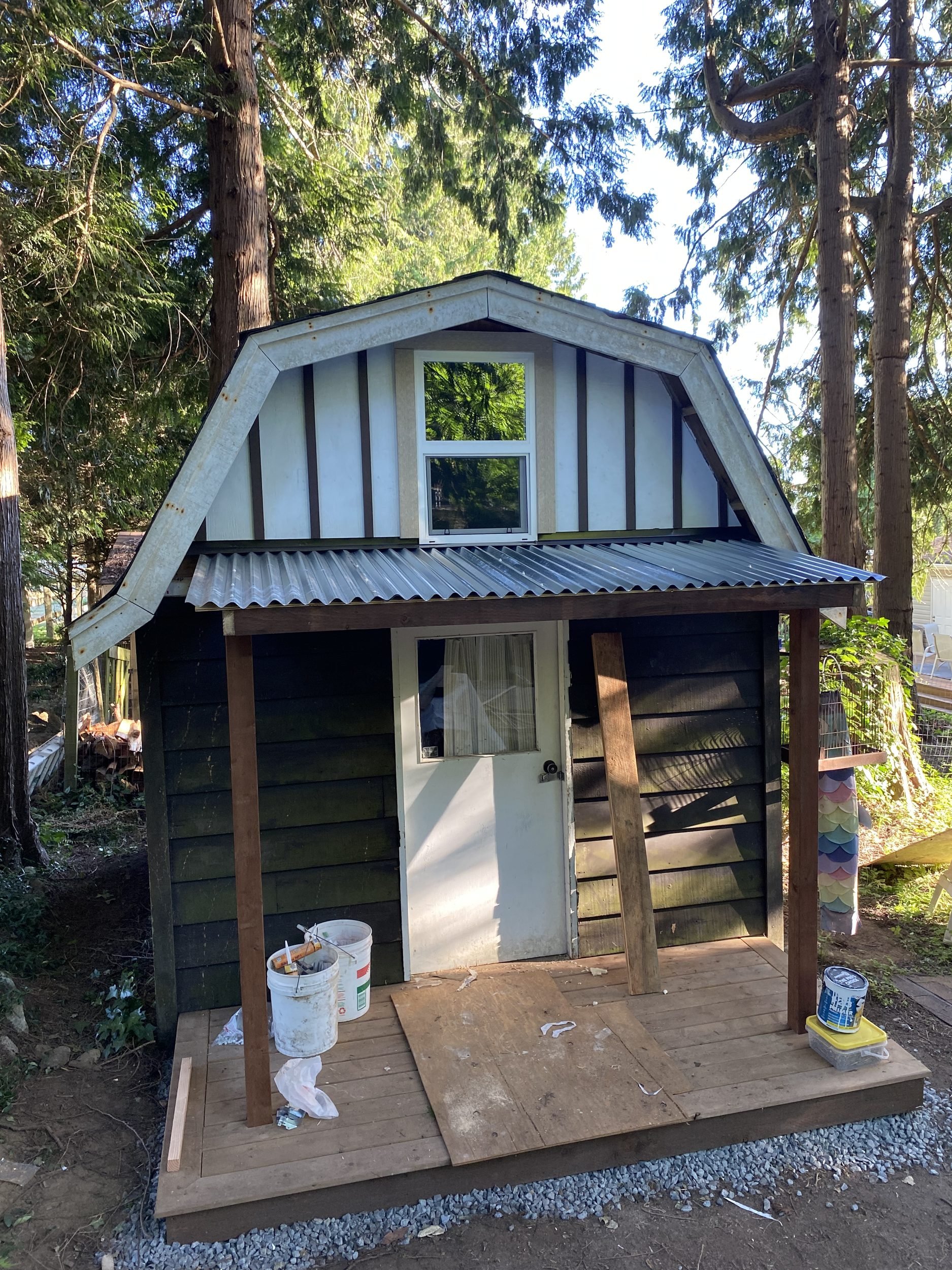 After: Evergreen Small Cabin