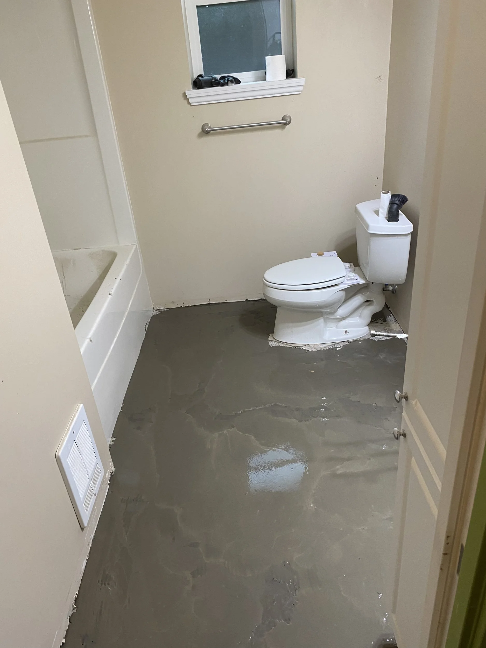 Before: Bathroom remodel, Saturna Place
